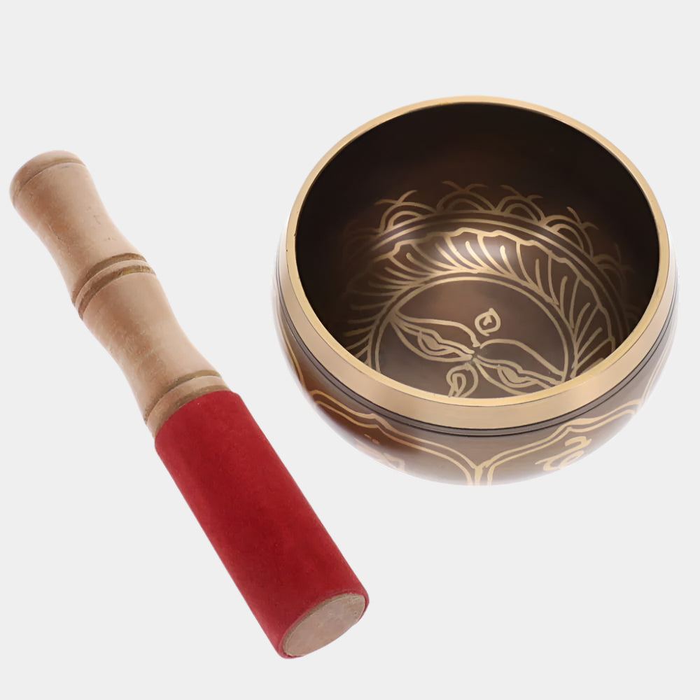 Brass Peace Eyes Tibetan Singing Bowl