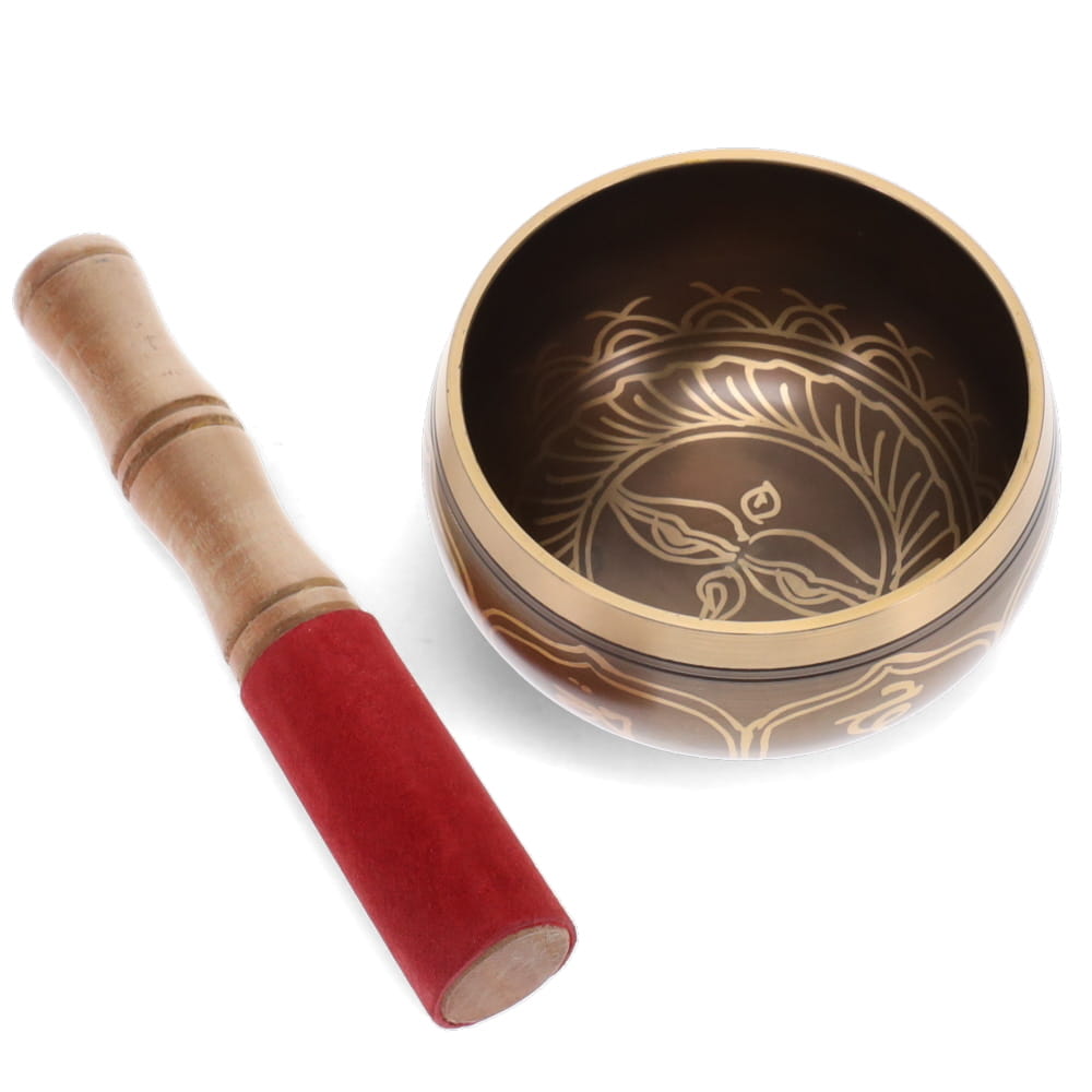 Brass Peace Eyes Tibetan Singing Bowl