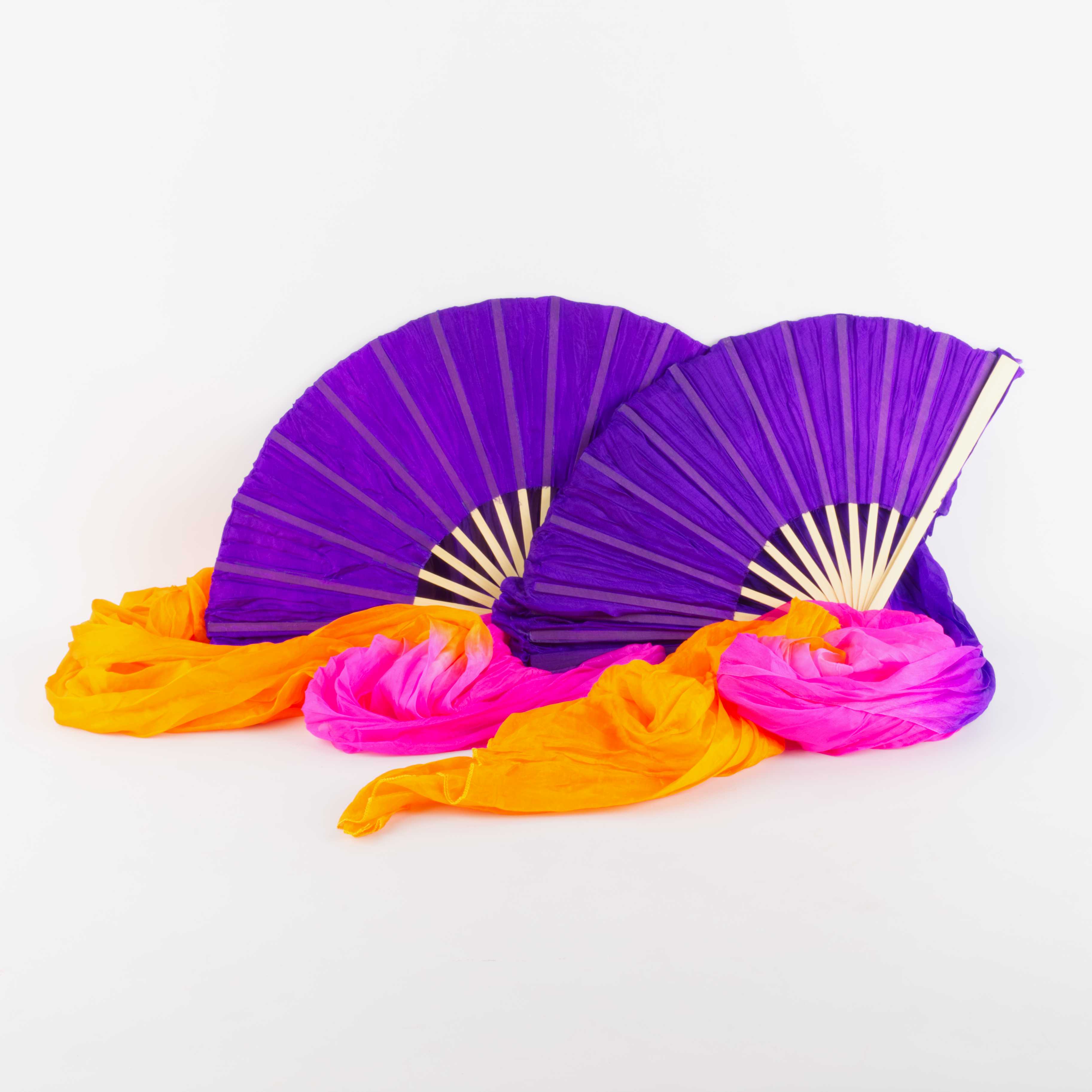 Silk Veil Fans Long - pair