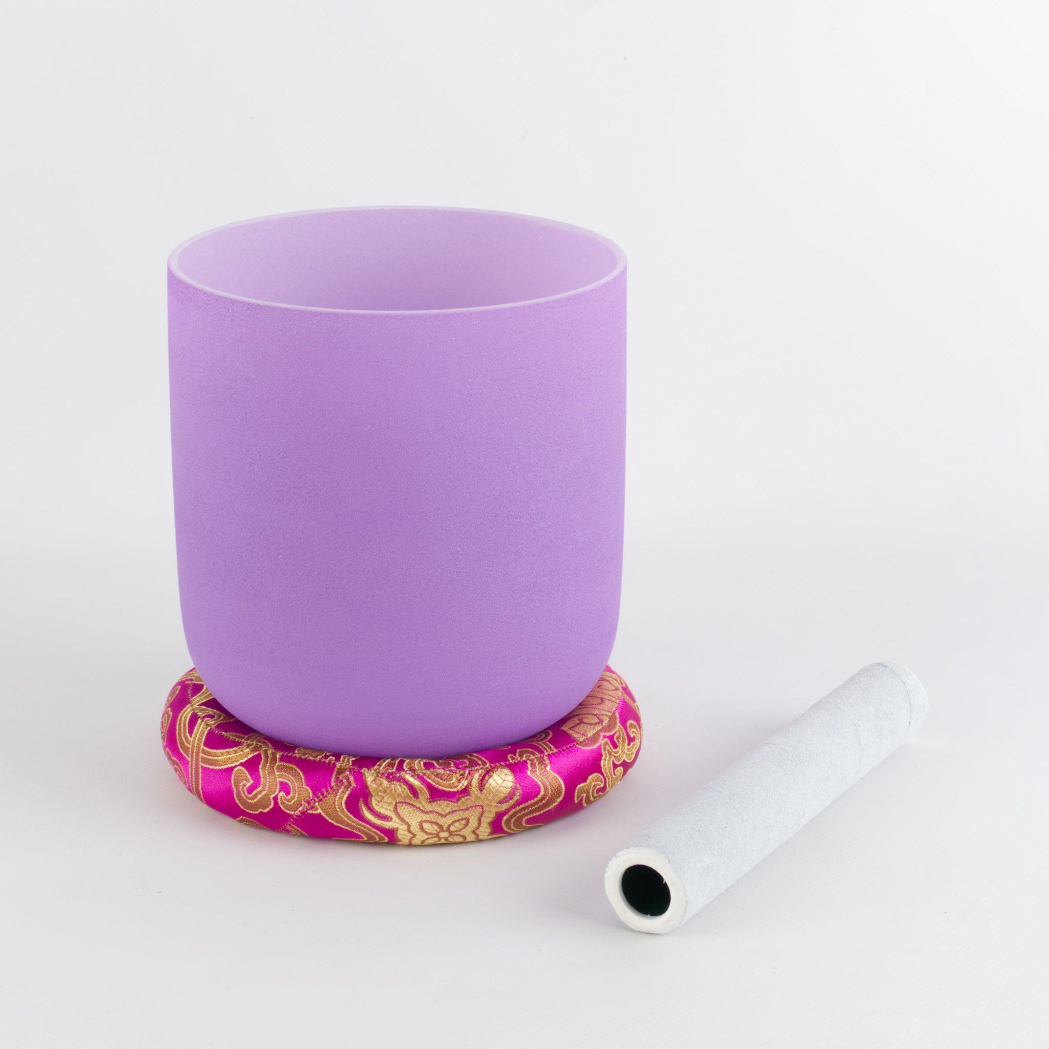 Cosmic Crystal Singing Bowl - 6" B Lavender