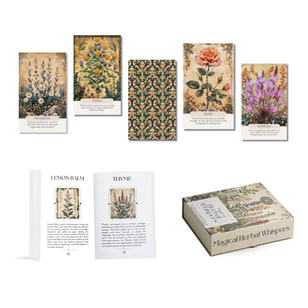 Magical Herbal Whispers Oracle Cards