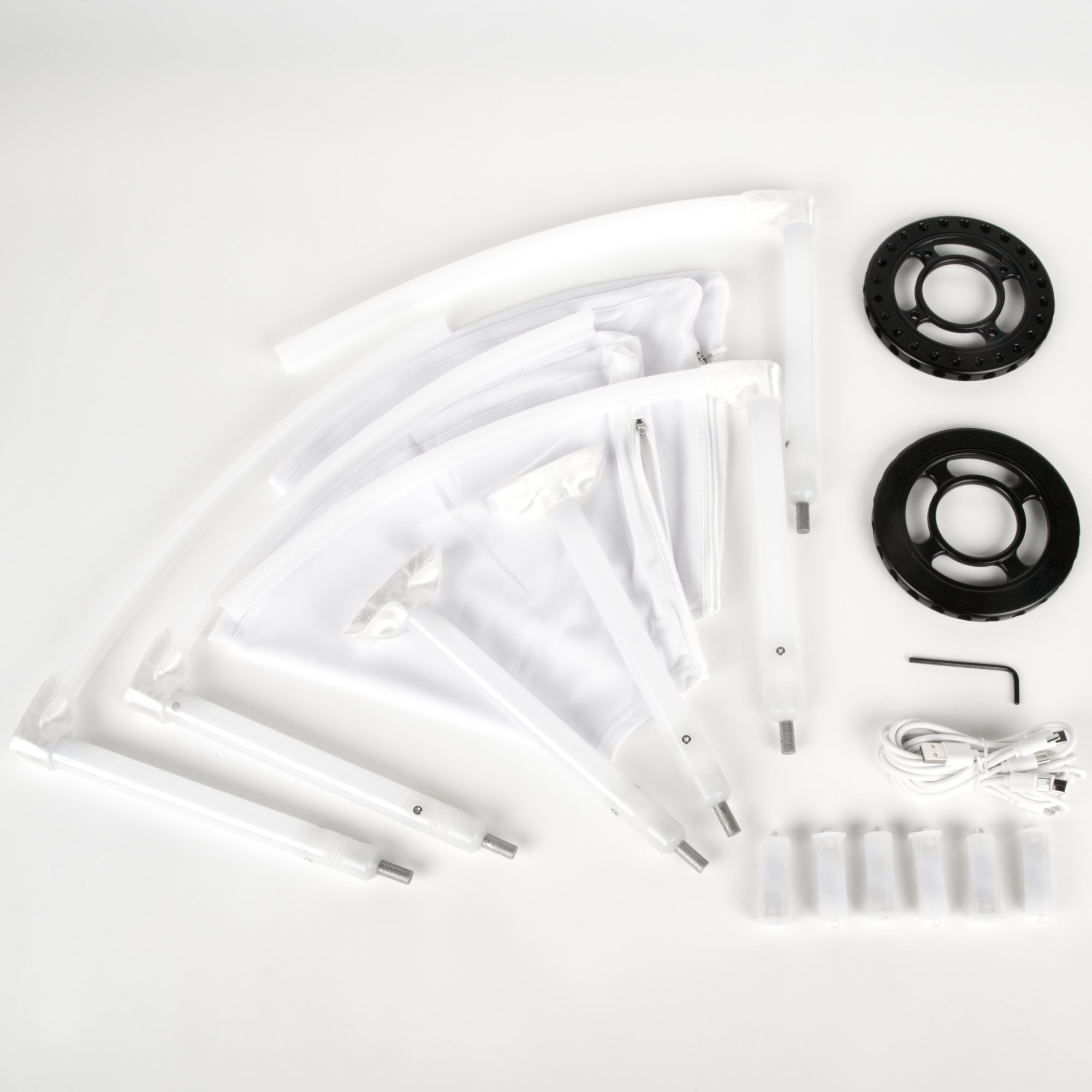 Halo LED Fans - Pair