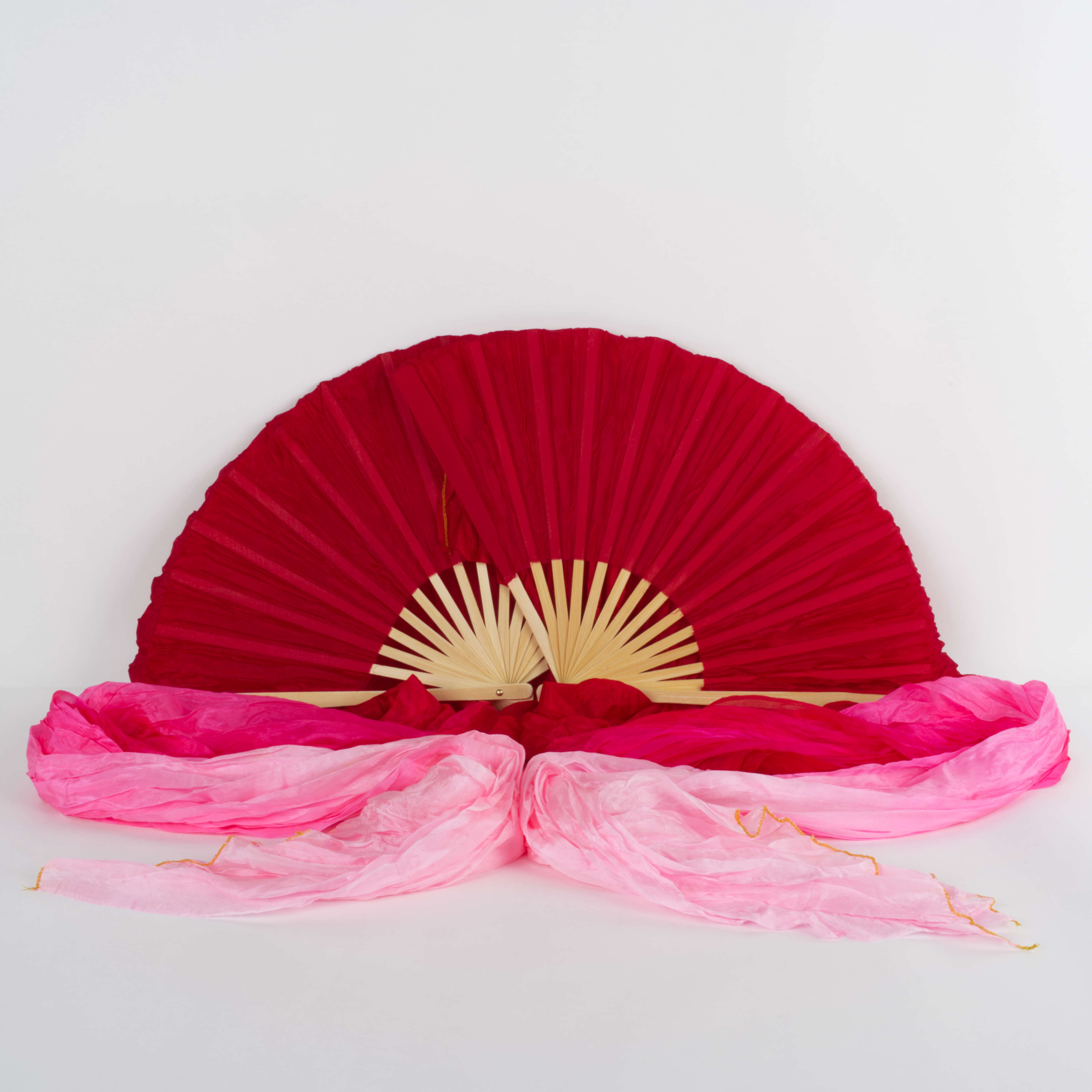 Silk Veil Fans Long - pair