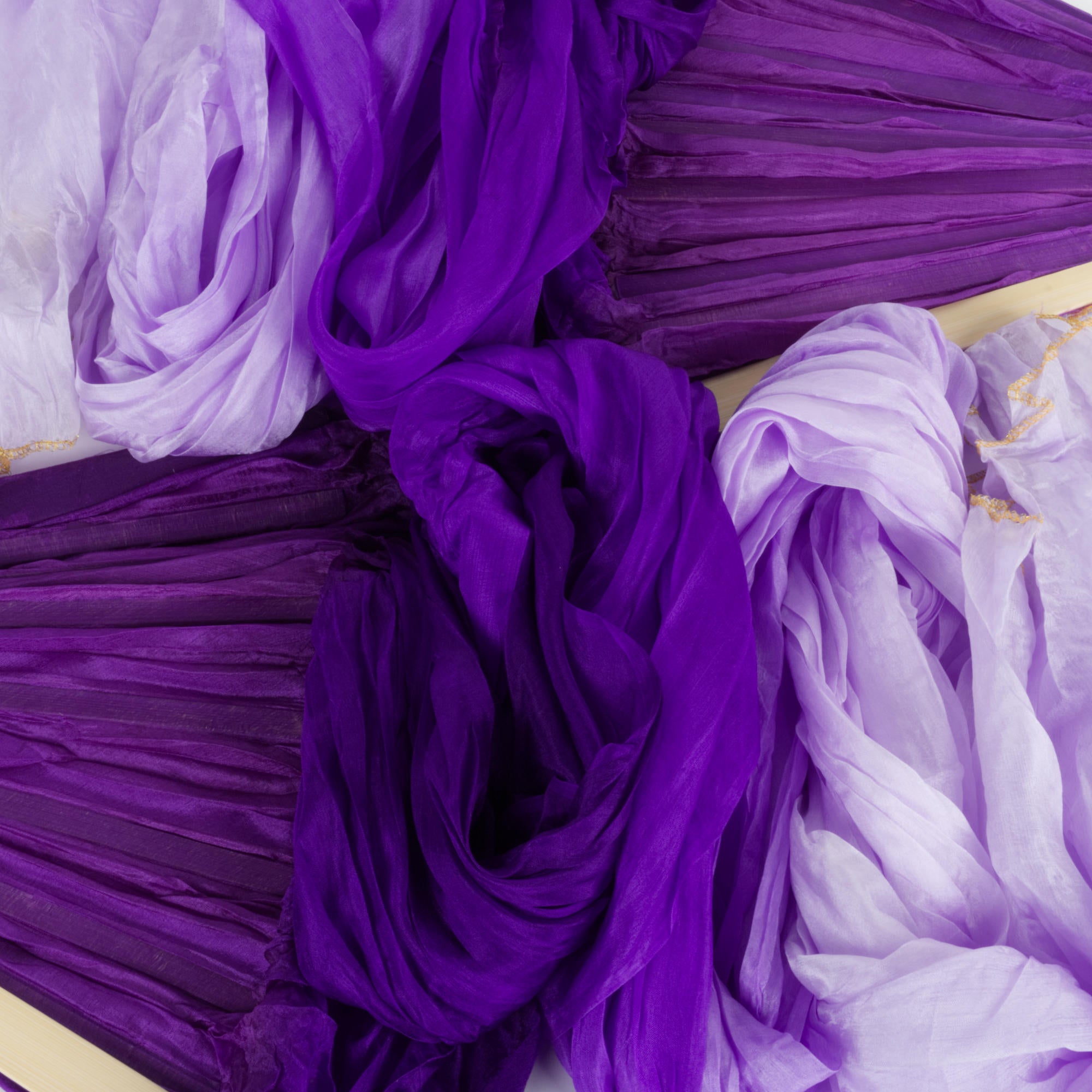 Silk Veil Fans Long - pair