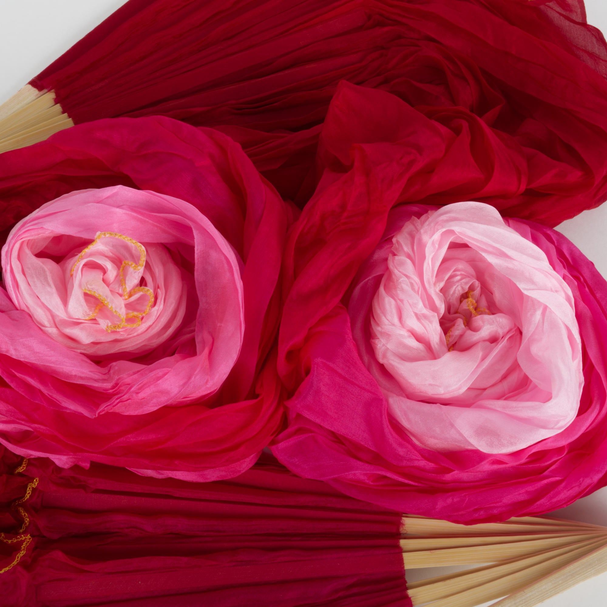 Silk Veil Fans Long - pair