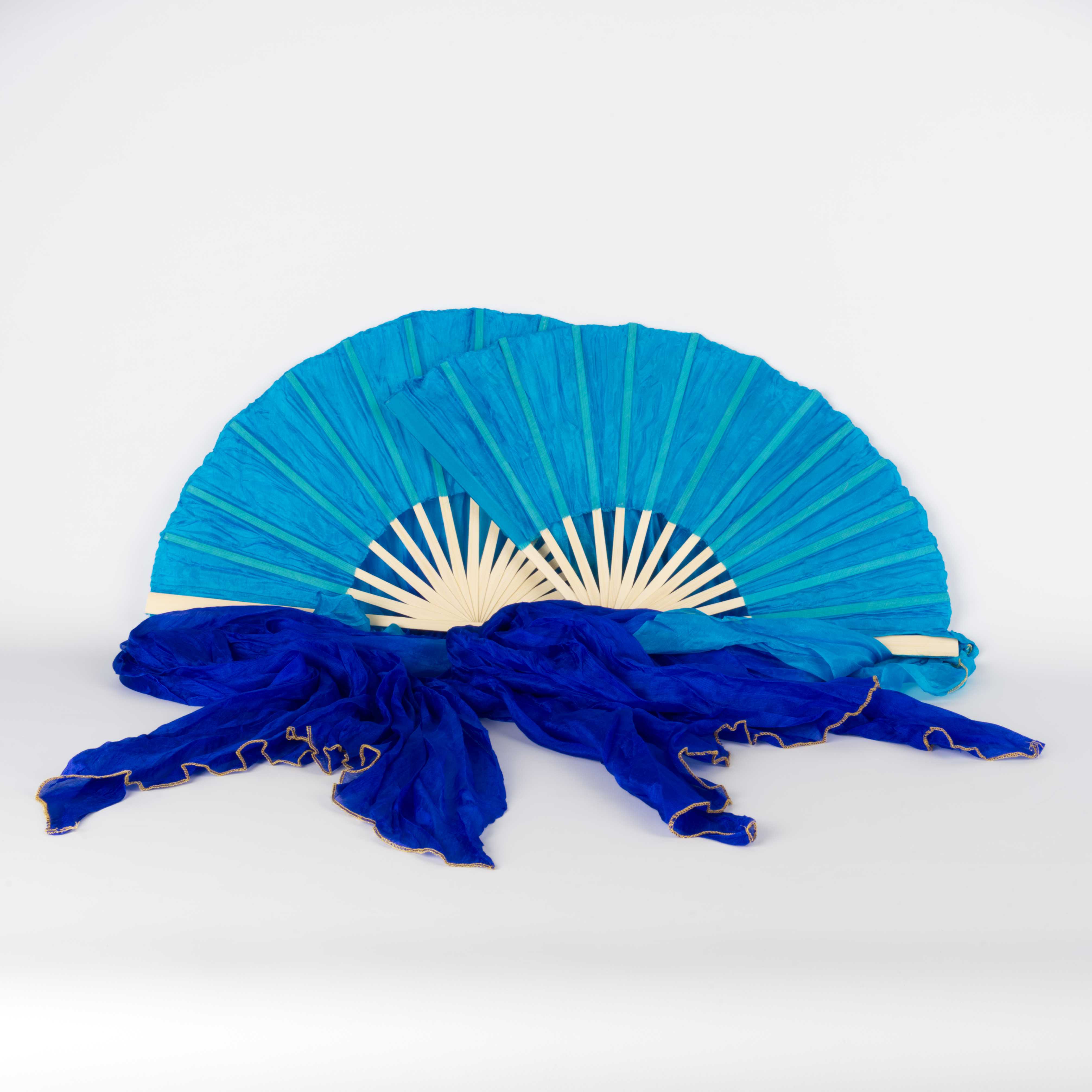 Silk Veil Fans Short - Pair
