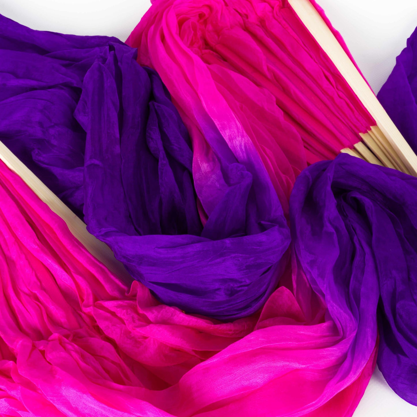 Silk Veil Fans Short - pair