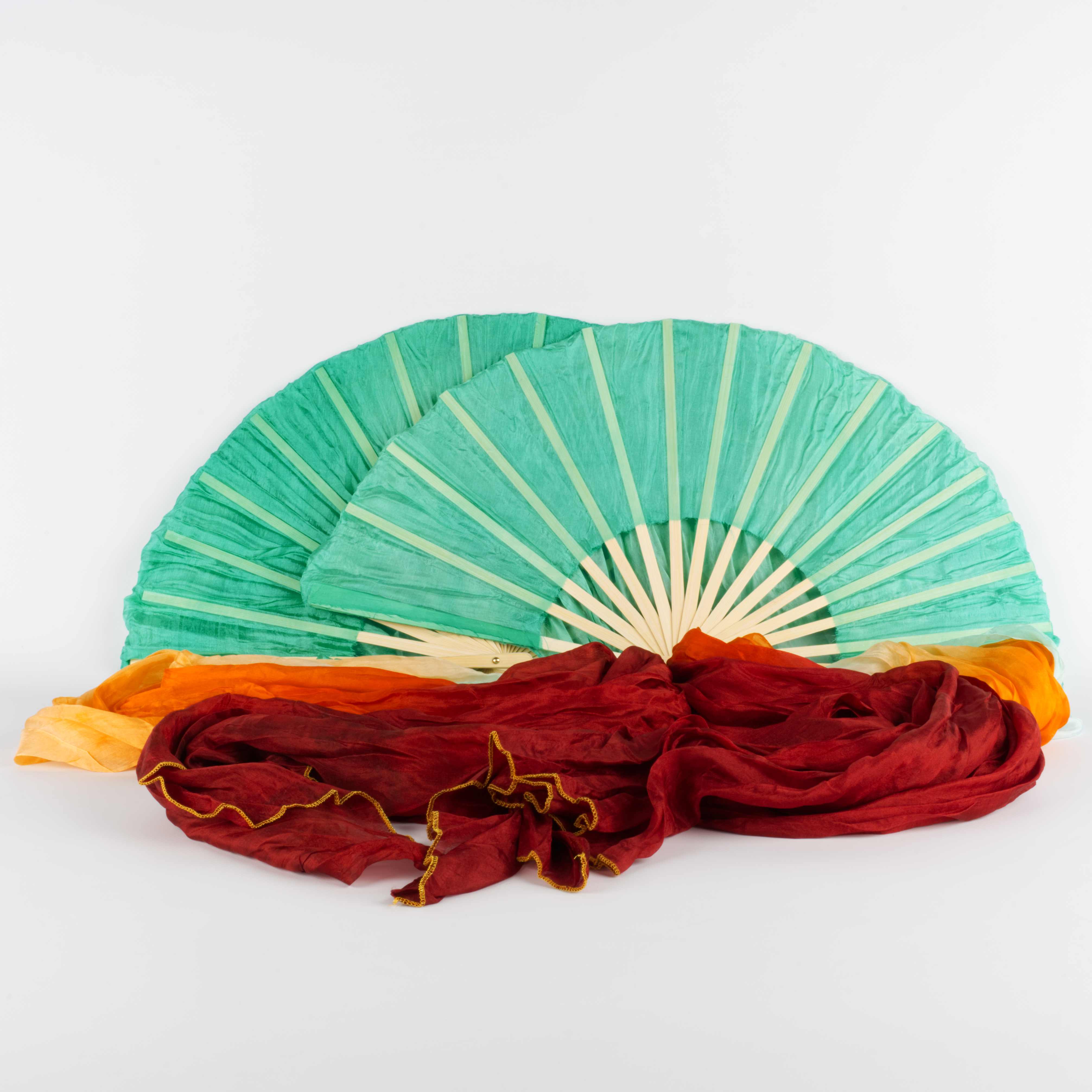 Silk Veil Fans Long - pair