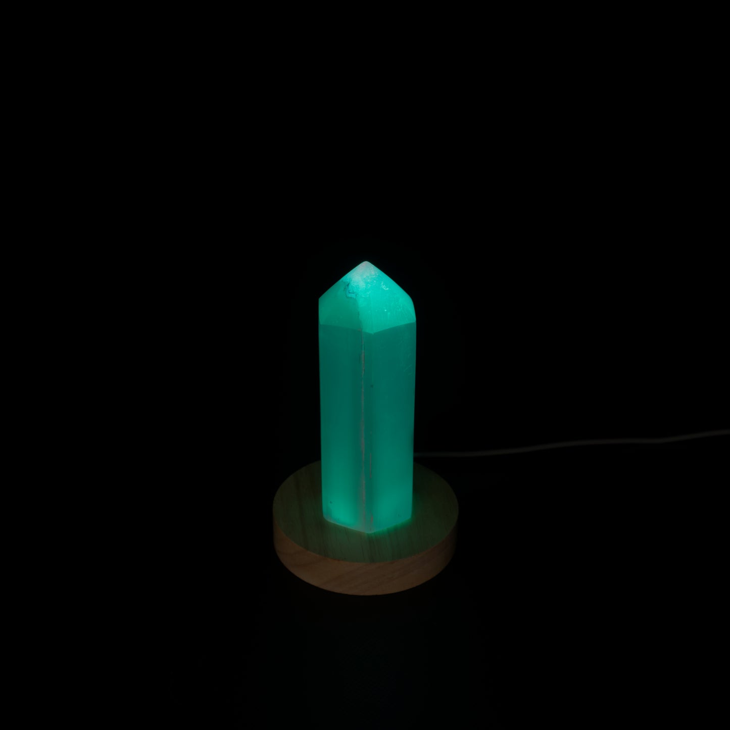 Selenite Crystal LED Lamp