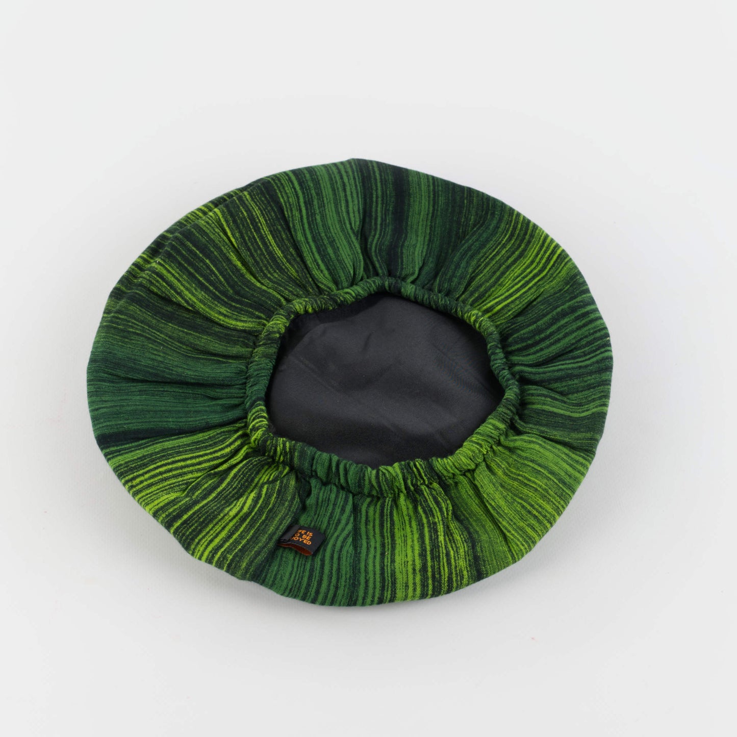 Djembe Head Cover Green Stripe