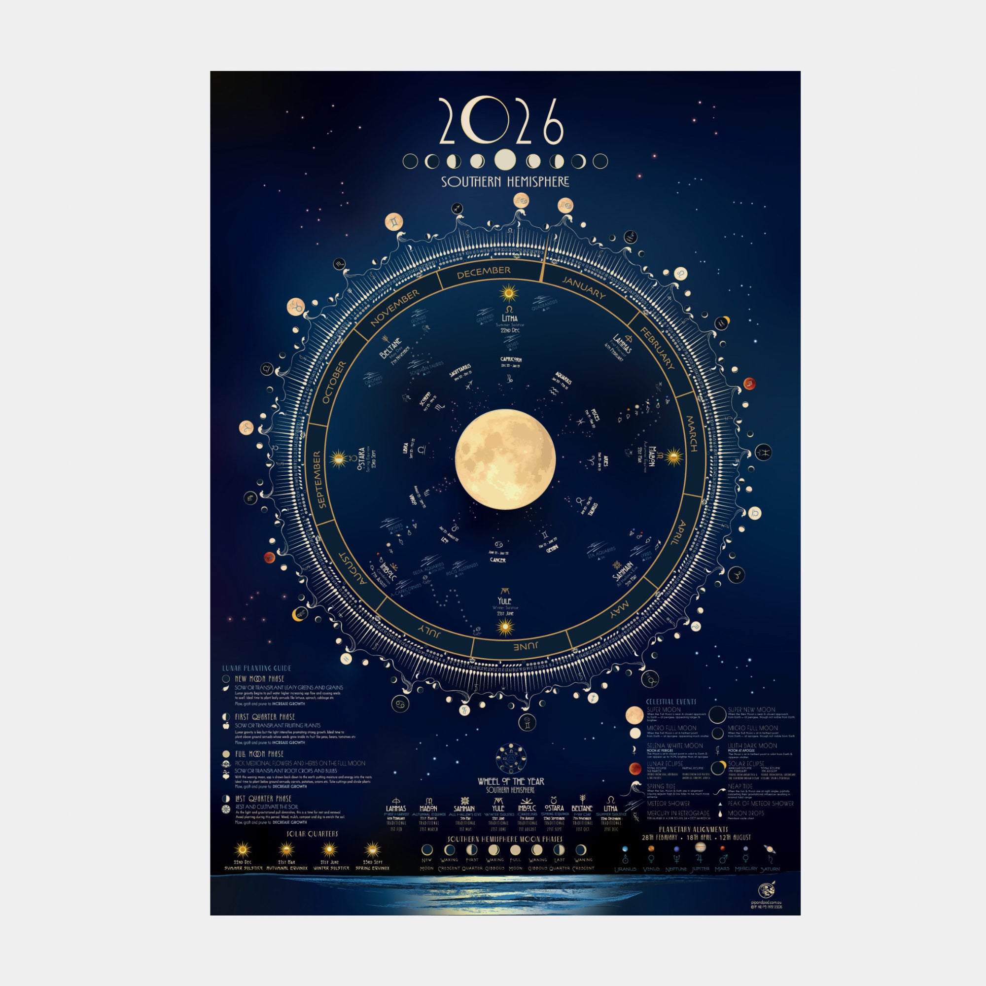 Cosmic Lunar Calendar 2026