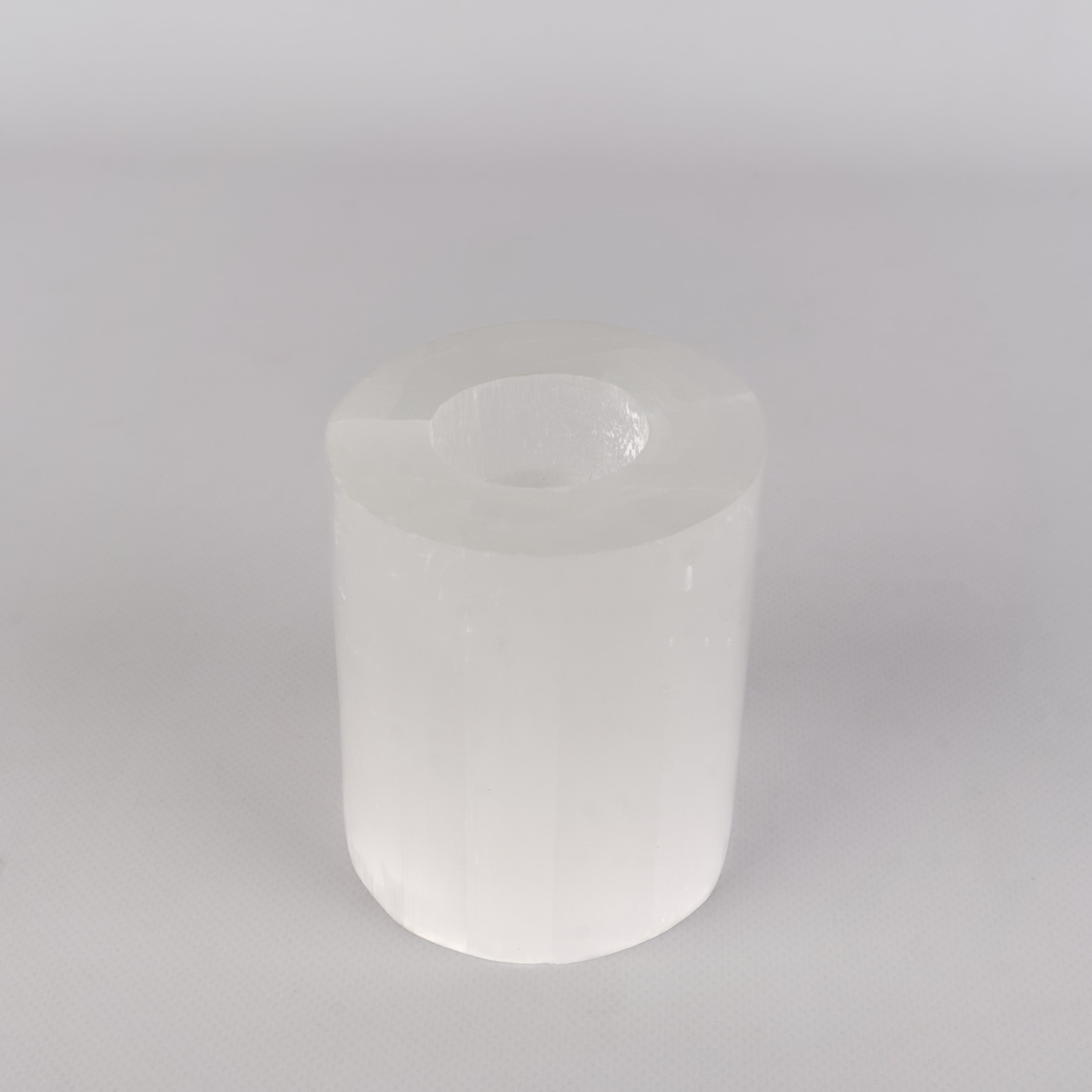Selenite Candle Holder