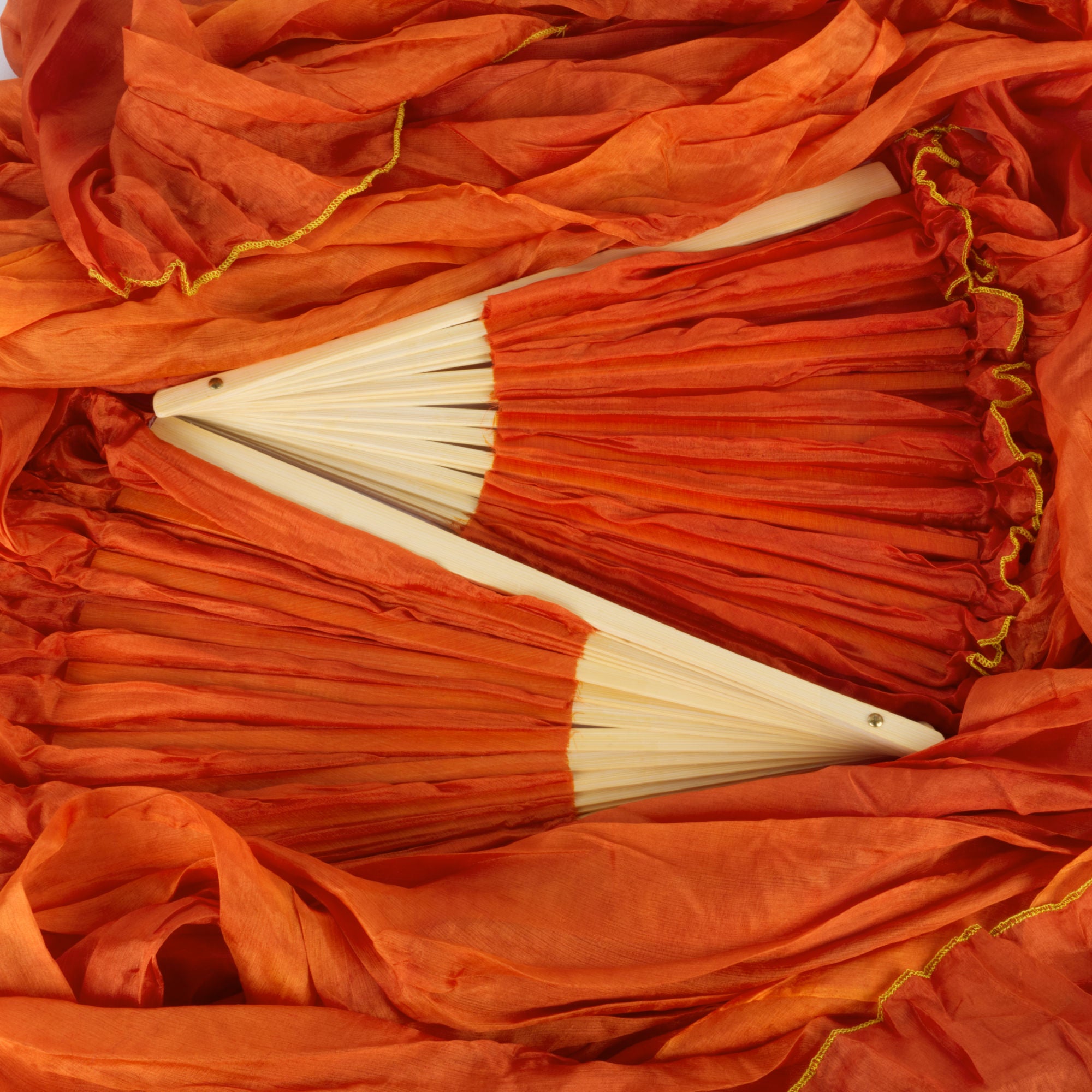 Silk Veil Fans Long - pair