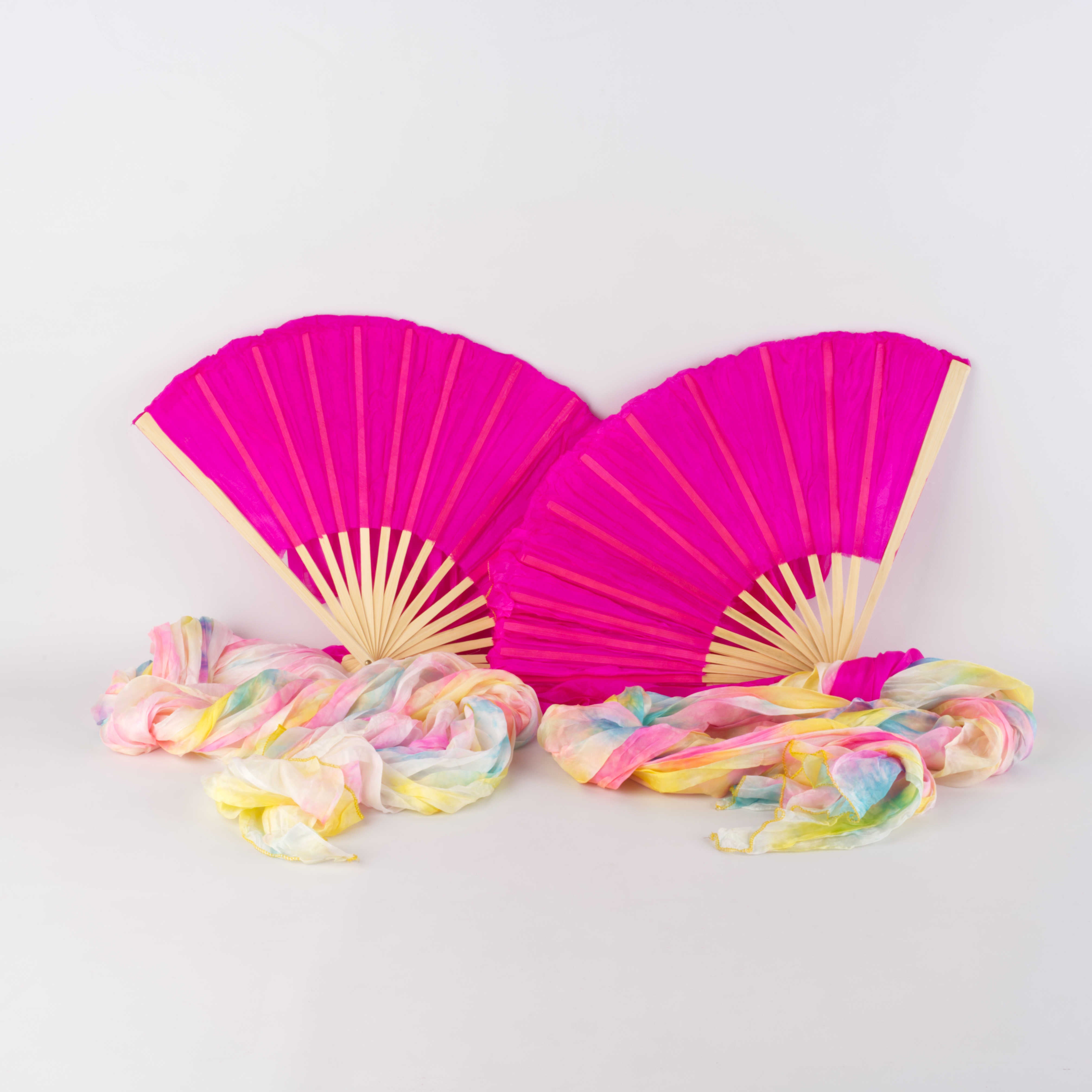 Silk Veil Fans Long - pair