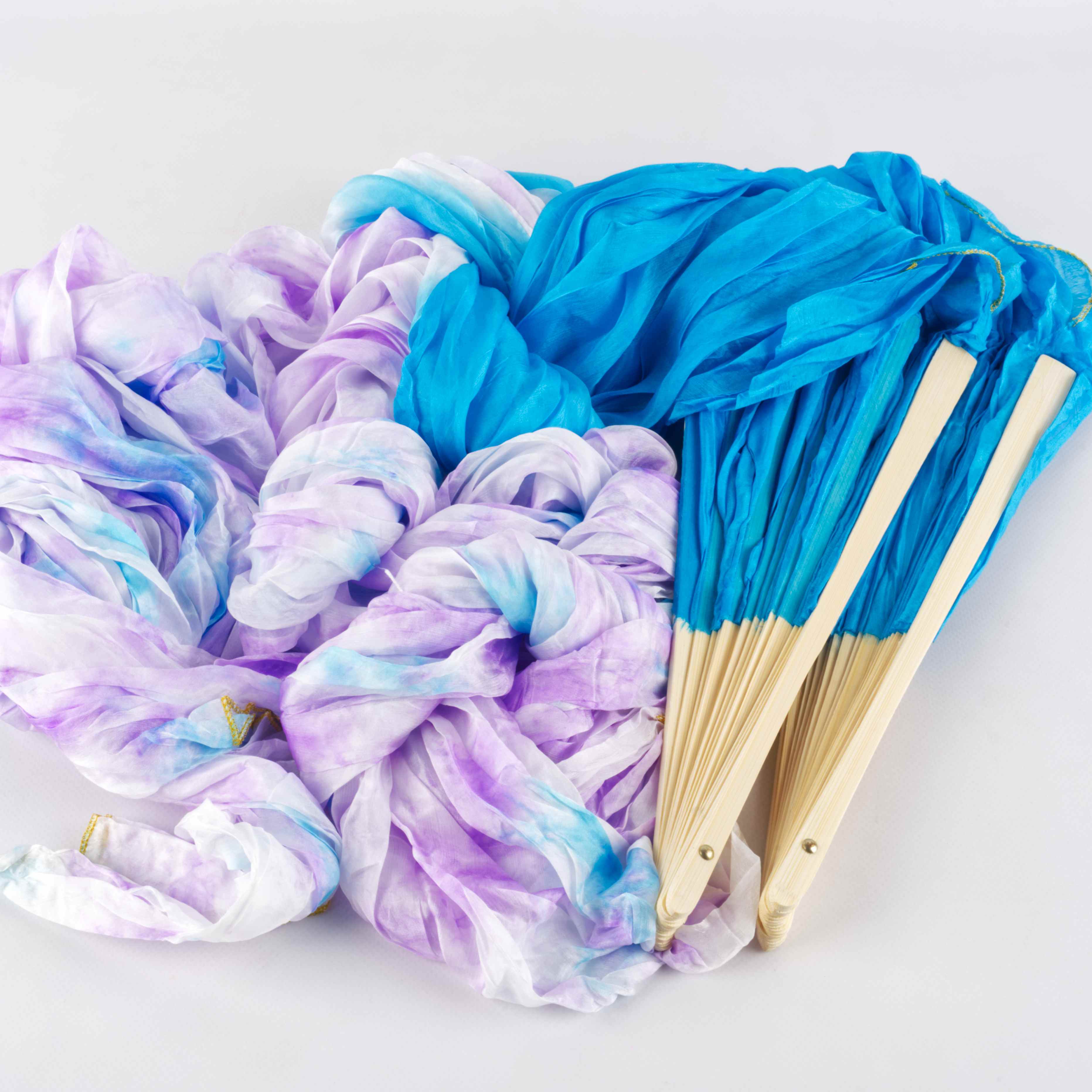 Silk Veil Fans Long - pair