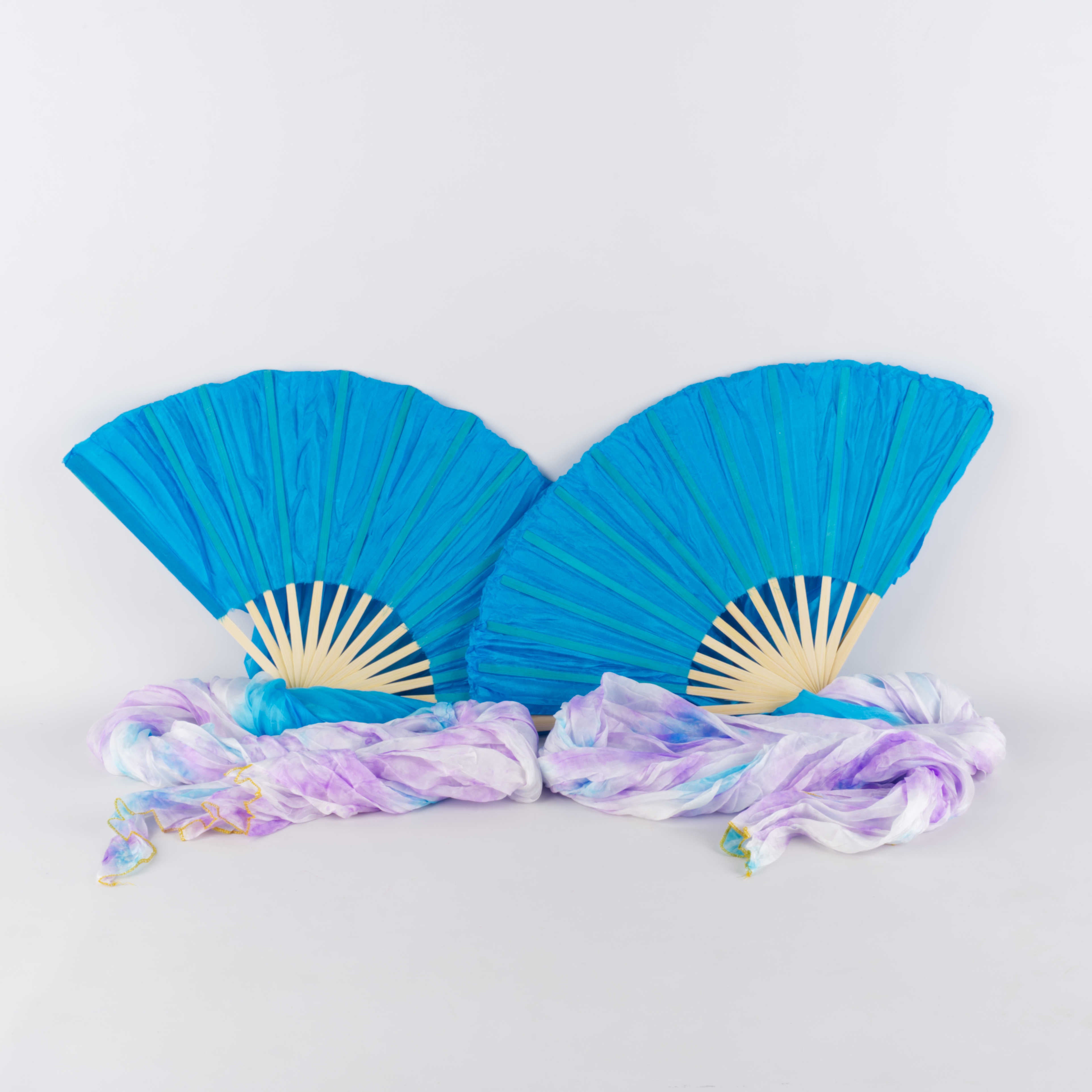 Silk Veil Fans Long - pair