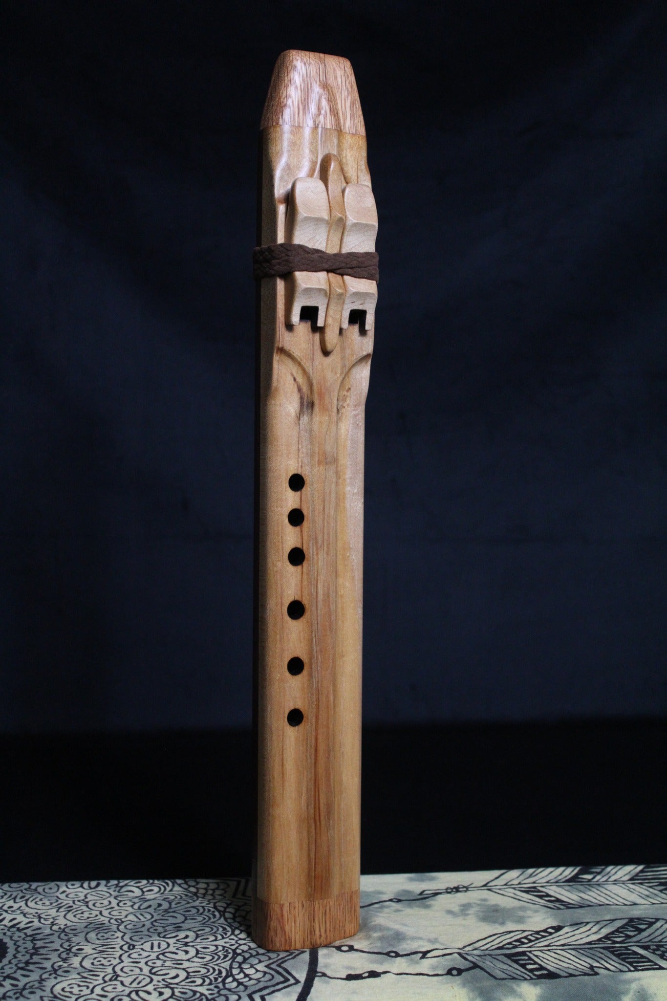 A Minor Rock Maple Drone Flute 432Hz