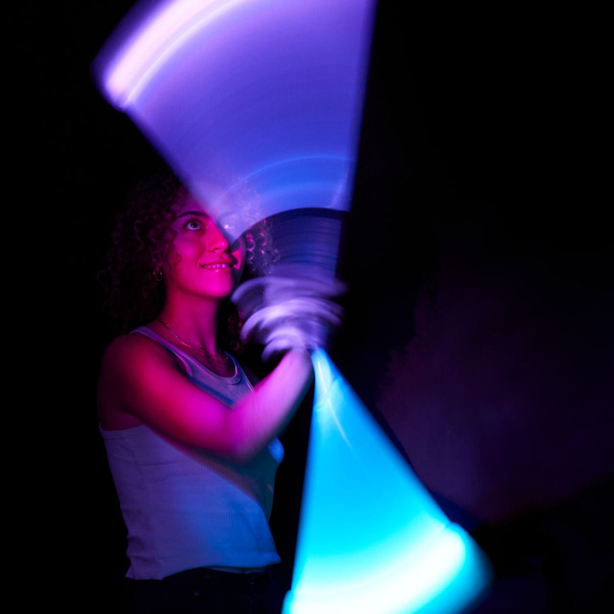 Lumi LED Double Staffs
