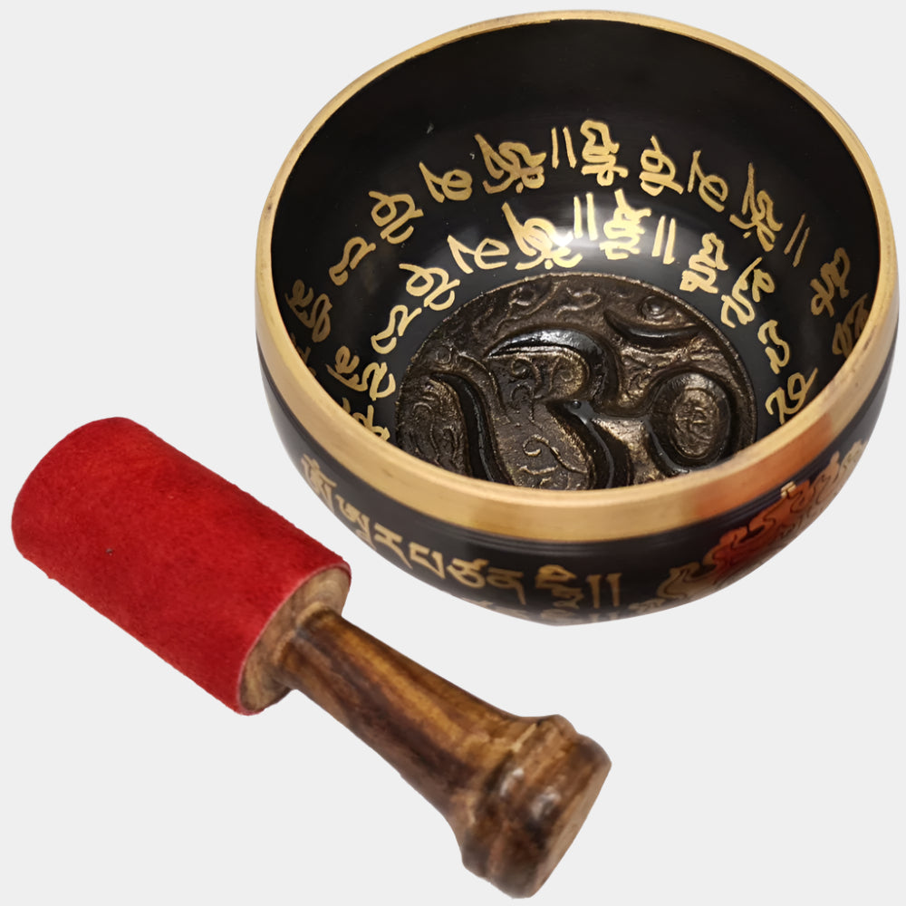 Om Mantra Tibetan Singing Bowl