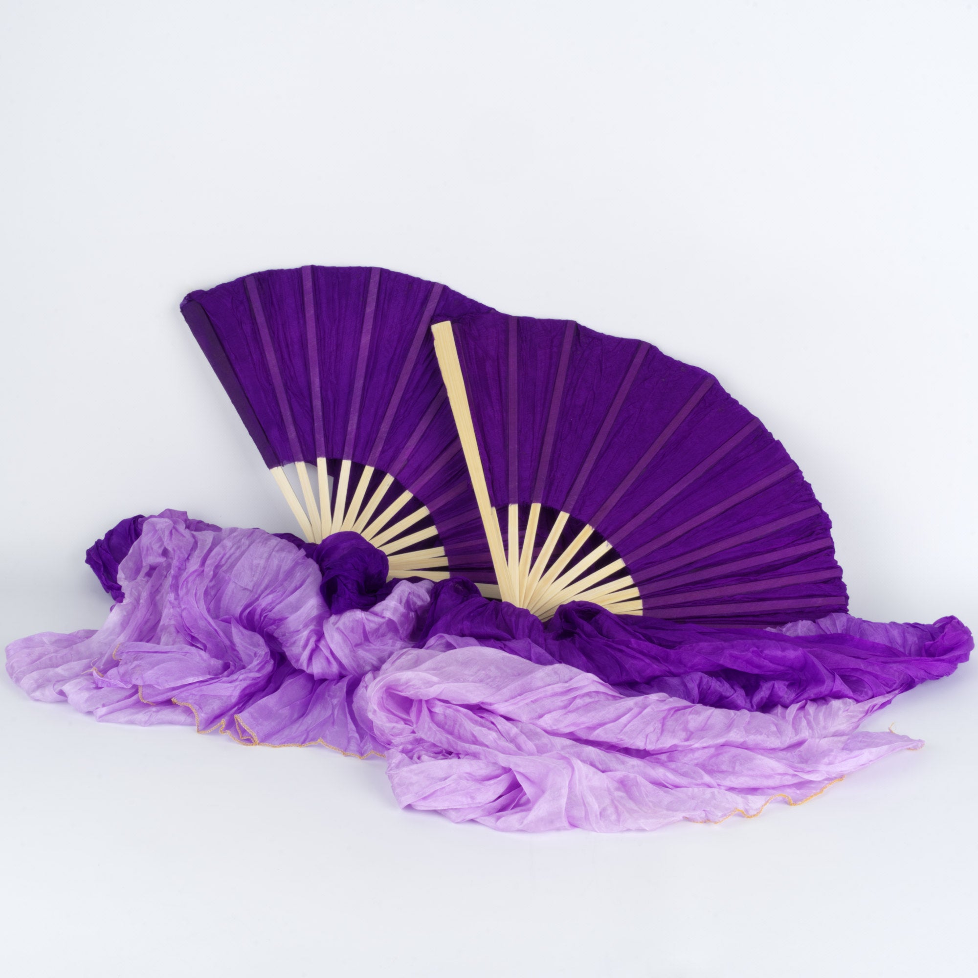 Silk Veil Fans Long - pair