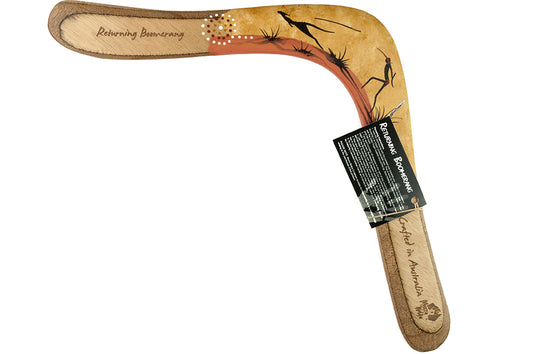 Sports Returning Boomerang- Hand Painted