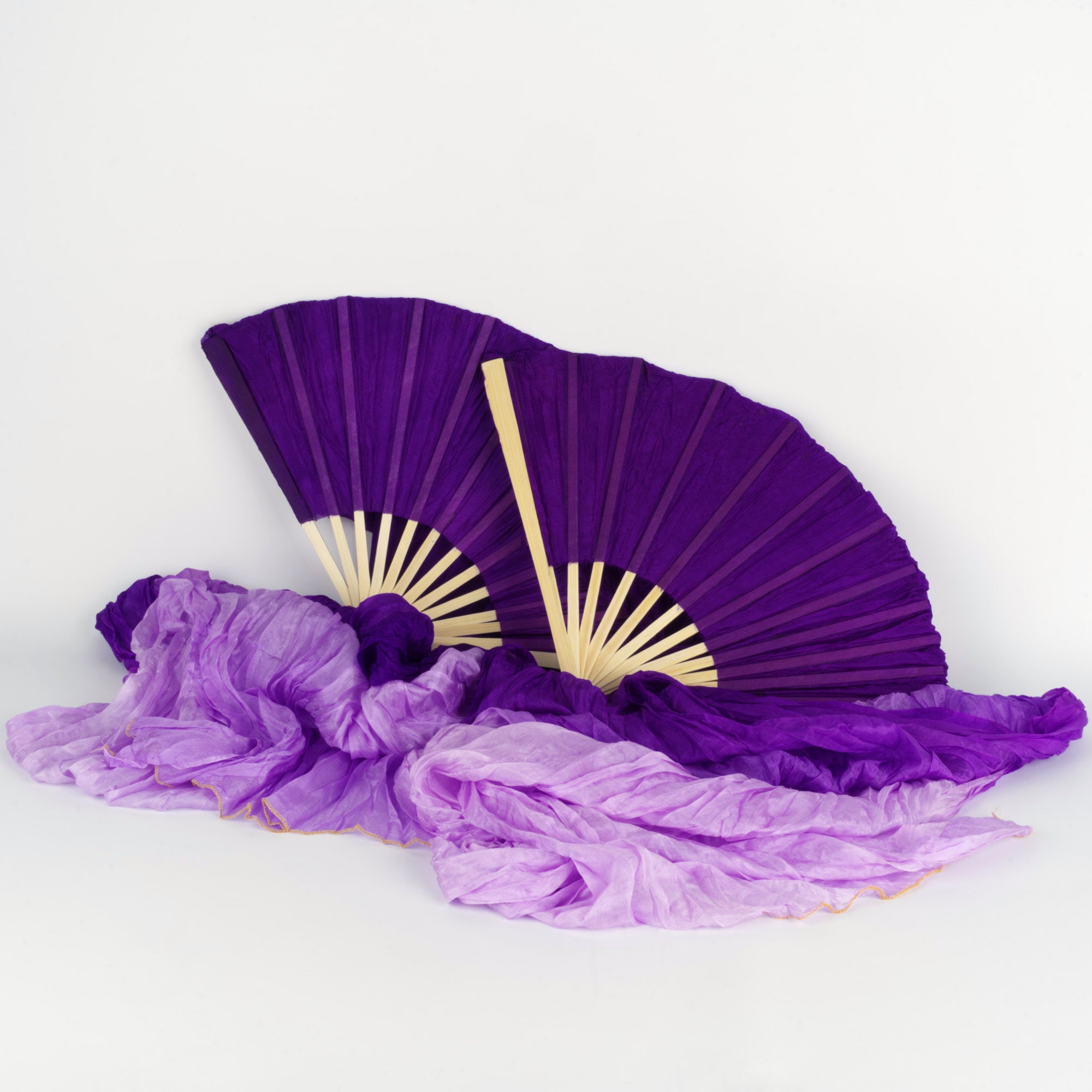 Silk Veil Fans Long - pair
