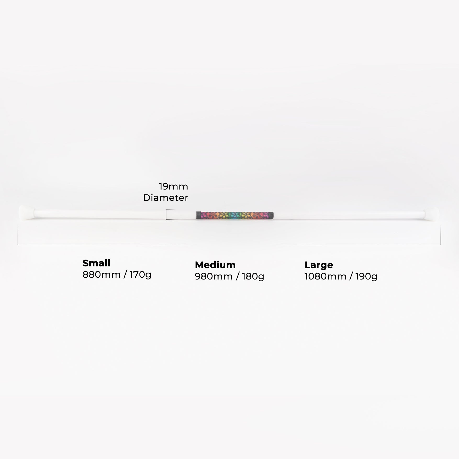 Lumi LED Double Staffs