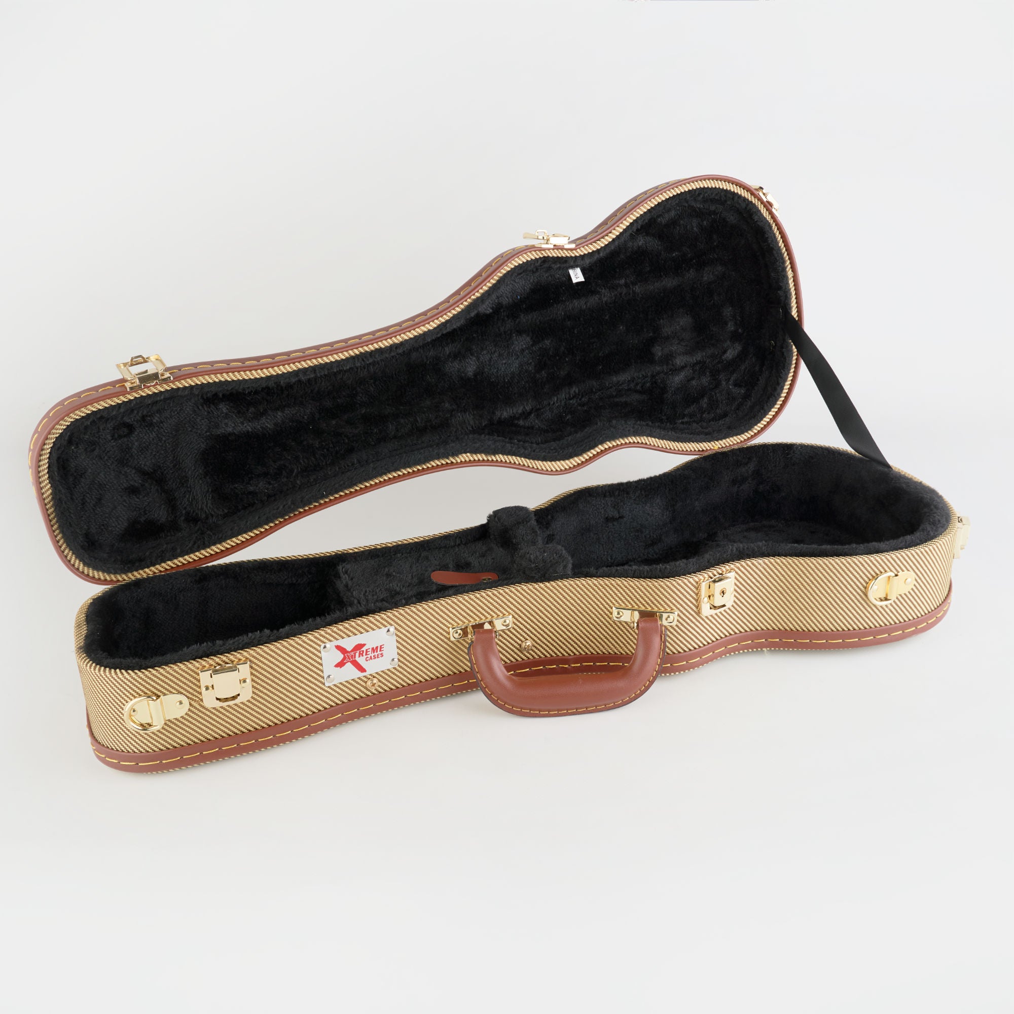 Tweed Wood Ukulele Case