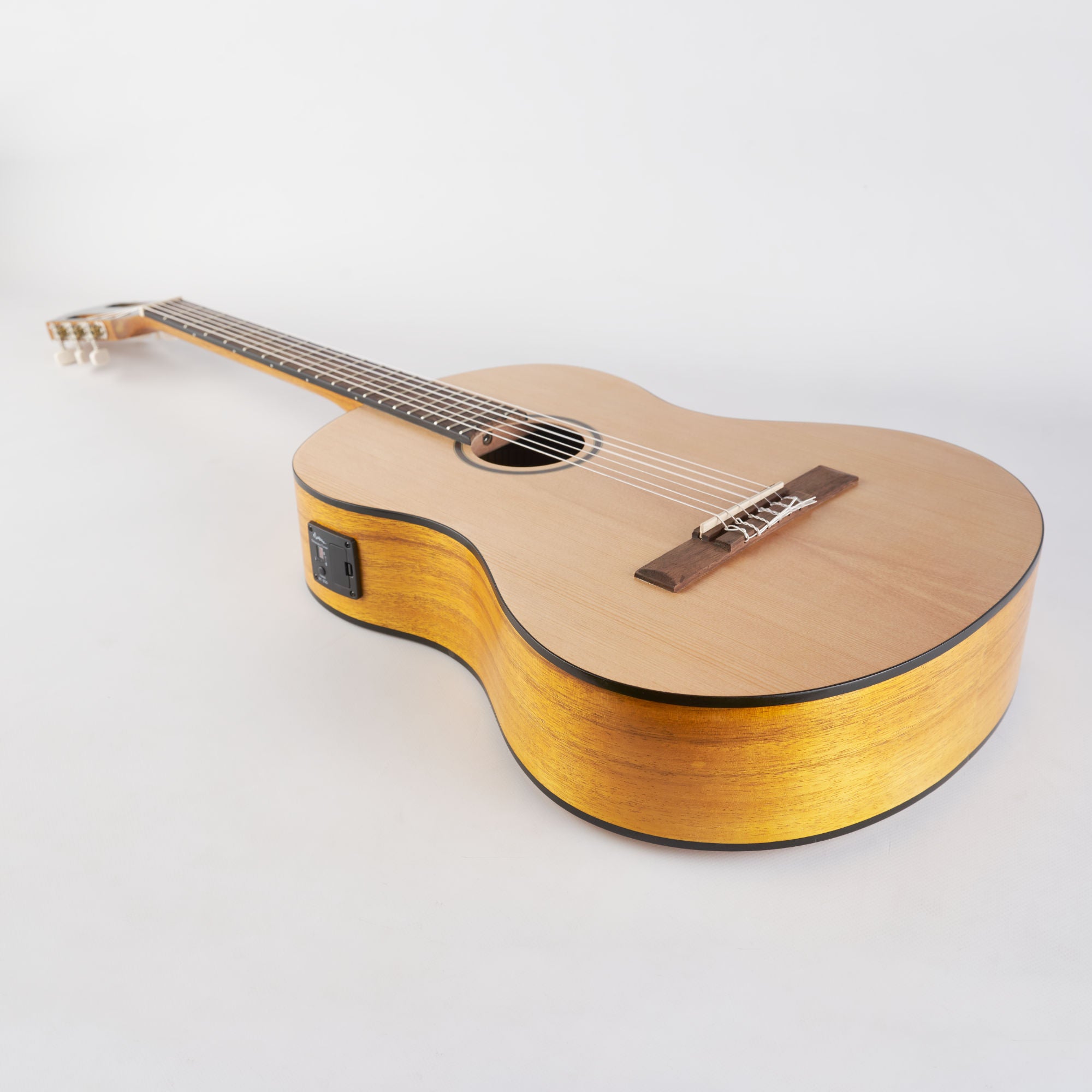 Martinez Slim Jim Classical Guitar w/ Built In Tuner