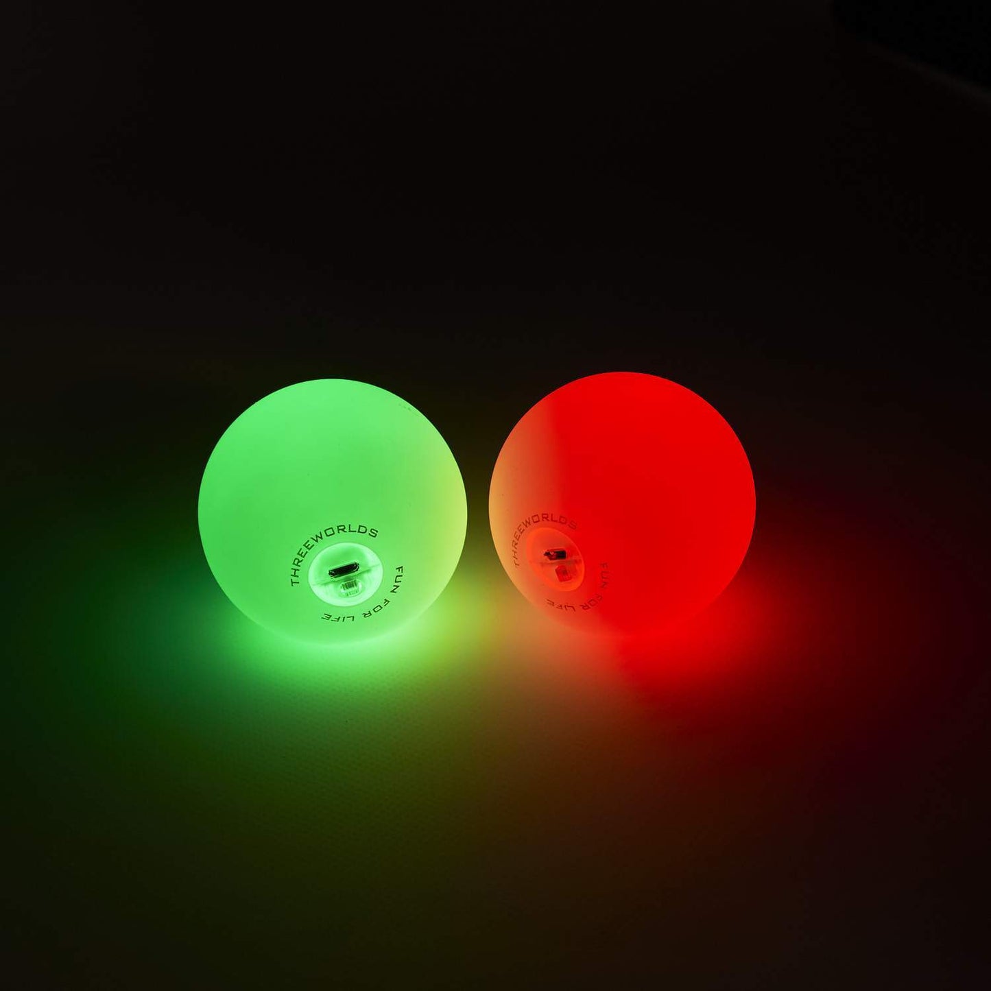 3W Rechargeable LED Glow Juggling Ball - Set of 3