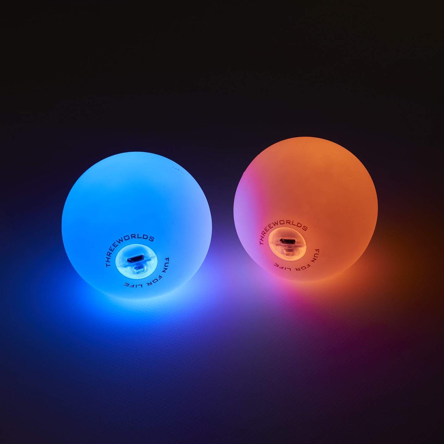 3W Rechargeable LED Glow Juggling Ball - Set of 3