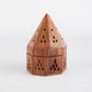 Wooden Pyramid Incense Cone Holder