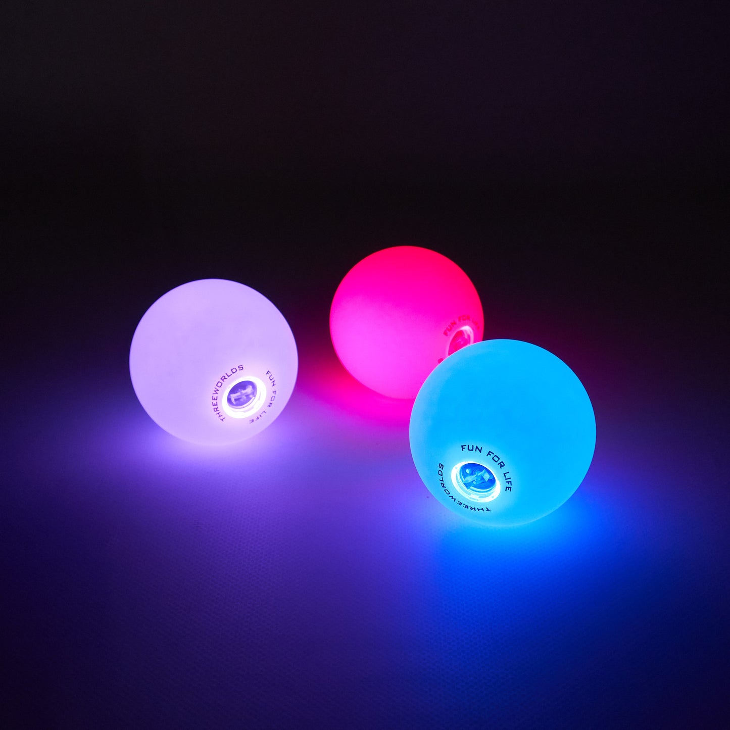 3W LED Glow Juggling Ball - Set of 3