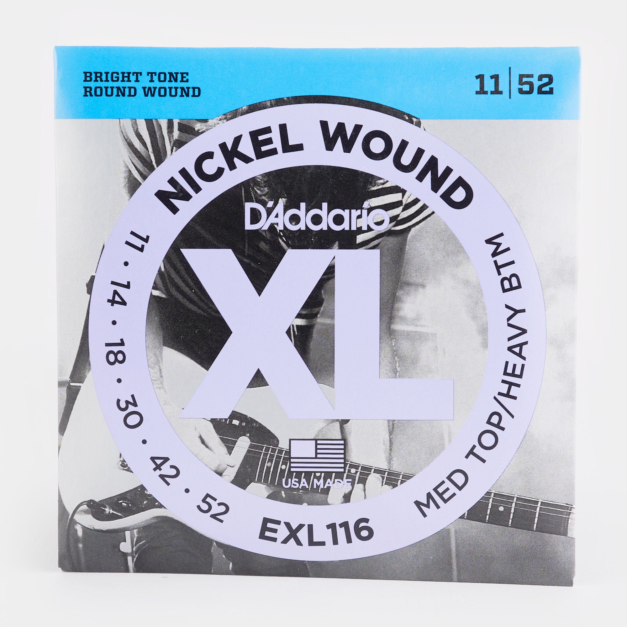 D'Addario Nickel Wound Electric Guitar strings