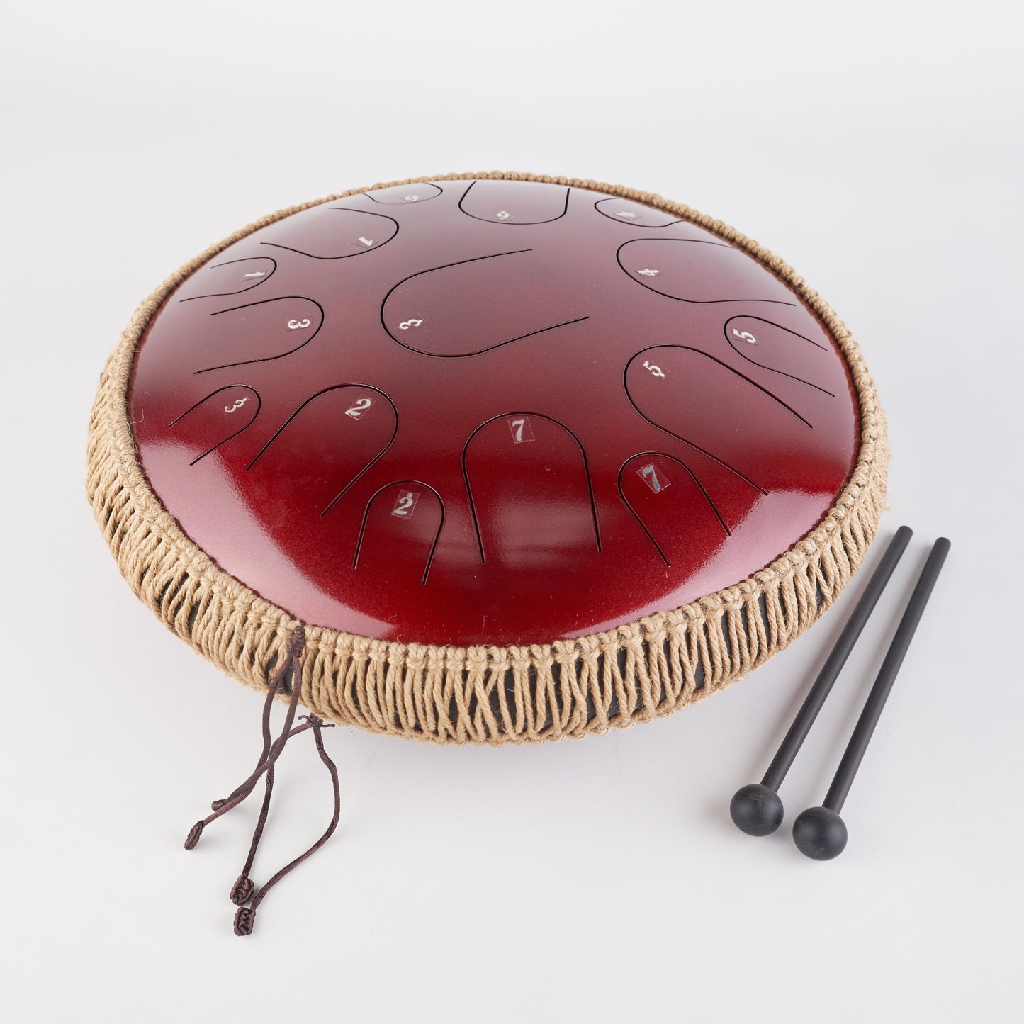 Kayu 14" Macrame Steel Tongue Drum
