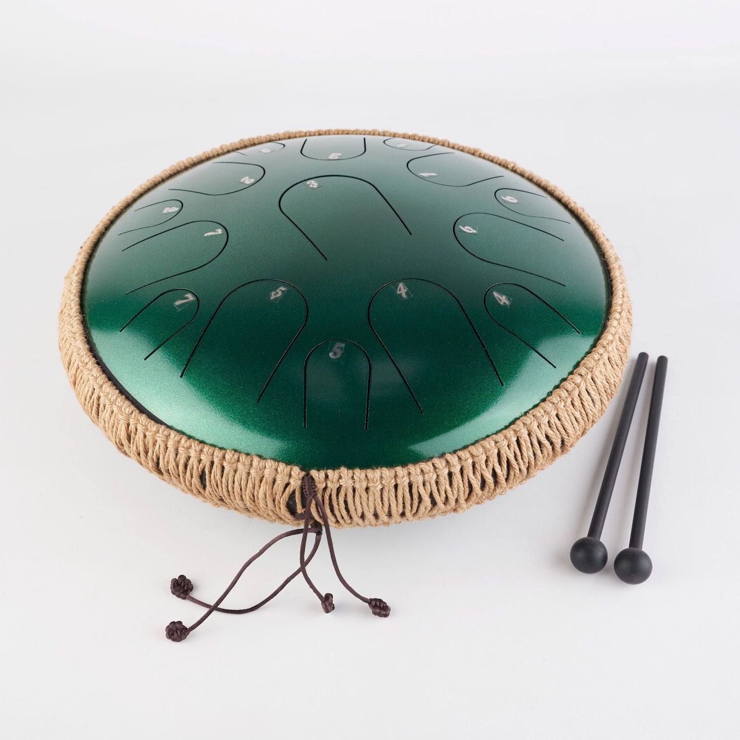 Kayu 14" Macrame Steel Tongue Drum