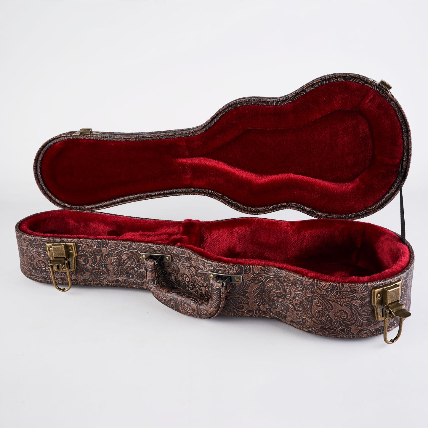 Brown Paisley Ukulele Case