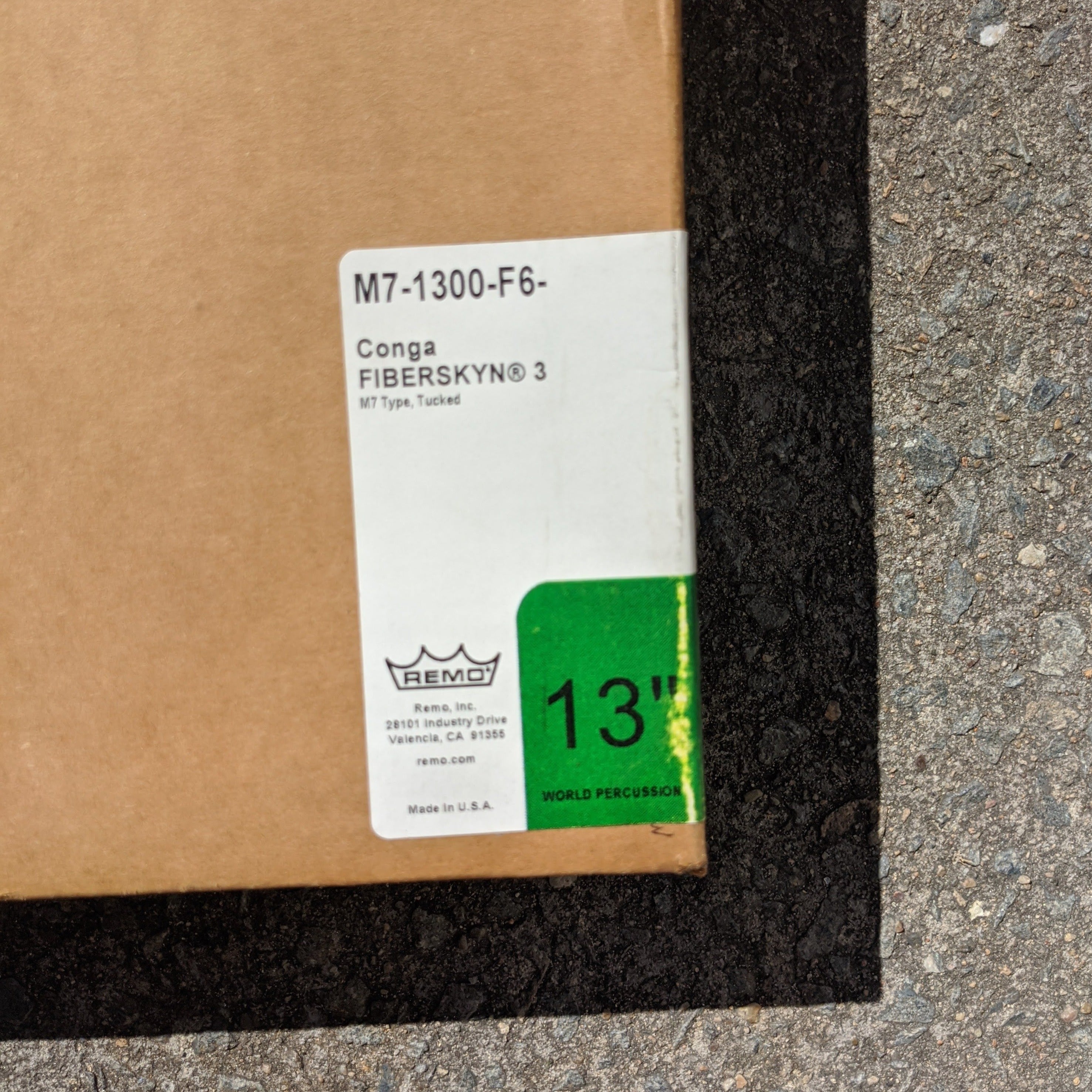 FINAL SALE - REMO Conga Nuskyn Head 13"