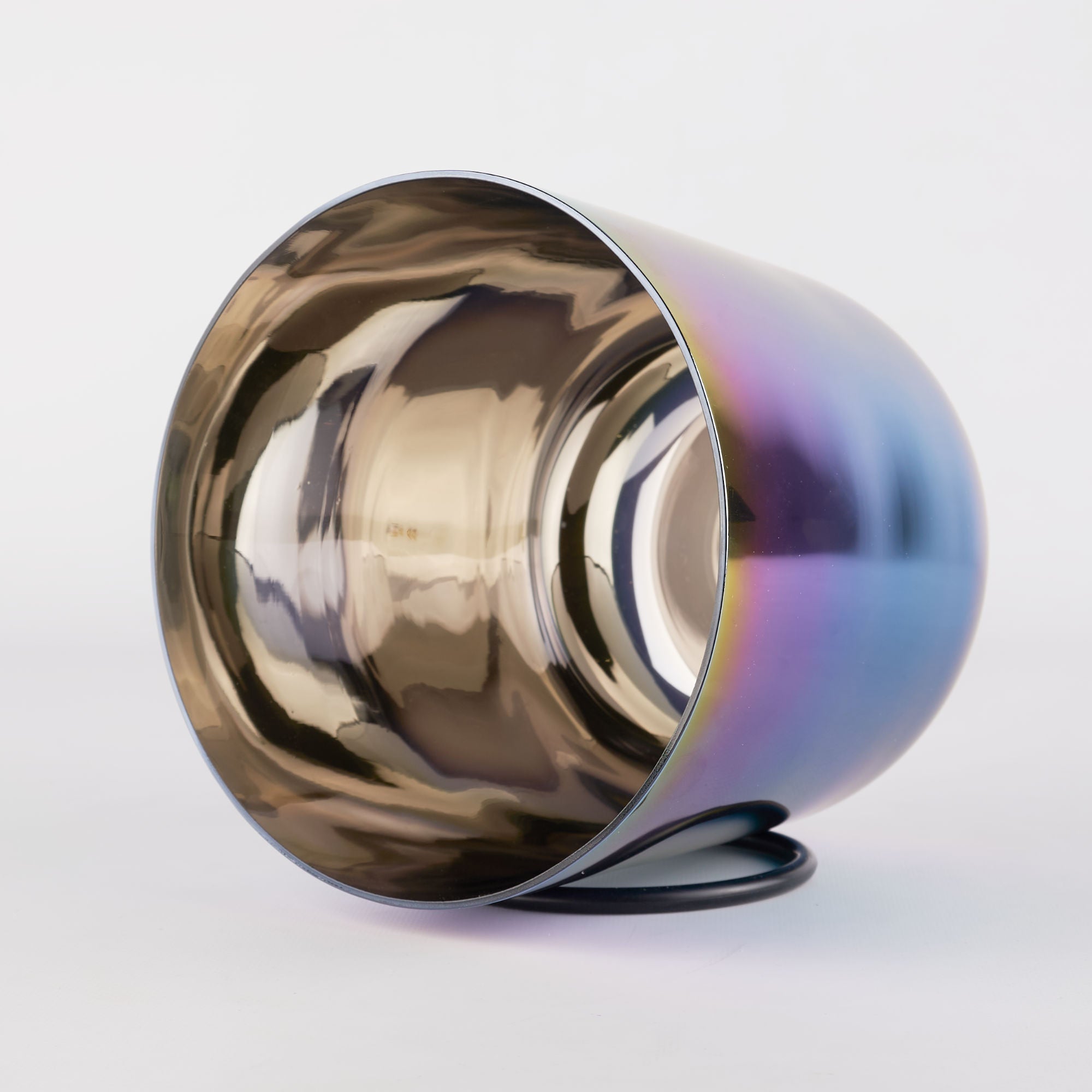 Aurora Rainbow Crystal Singing Bowl - 7.5" | G