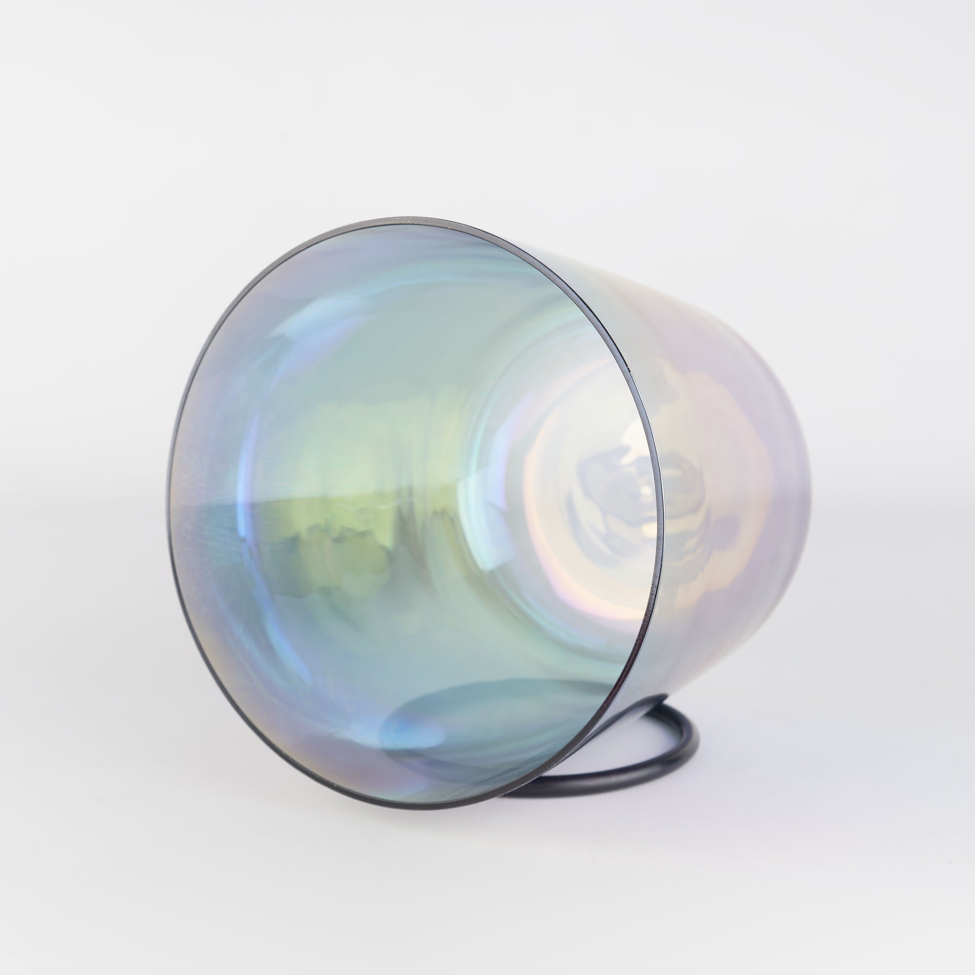 Aurora Violet Crystal Singing Bowl - 7" | C