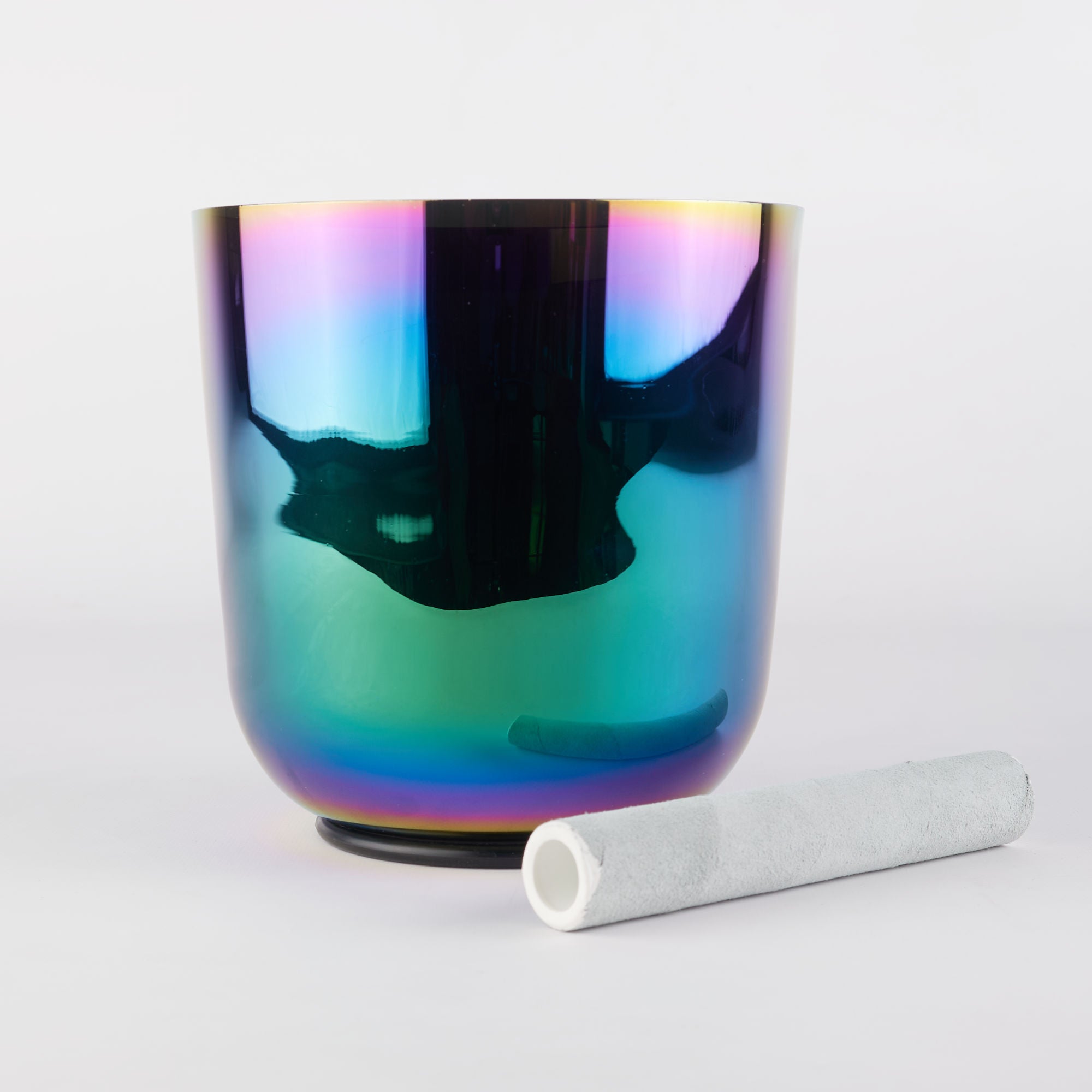 Aurora Rainbow Crystal Singing Bowl - 7.5" | G