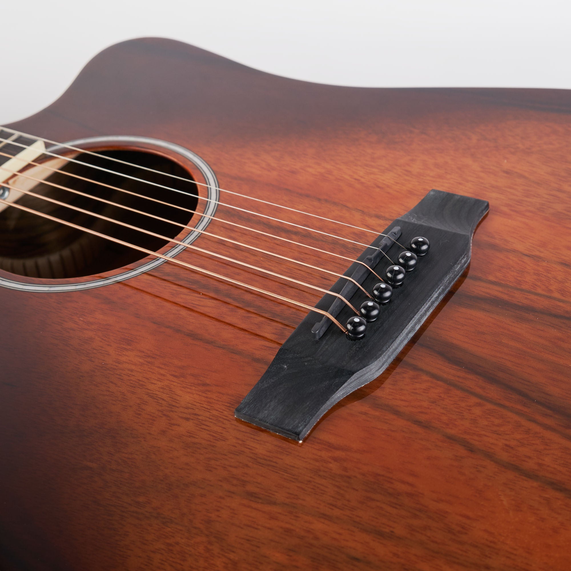 Martinez African Brownburst Guitar w/ Pickup MDC-31D-ABB