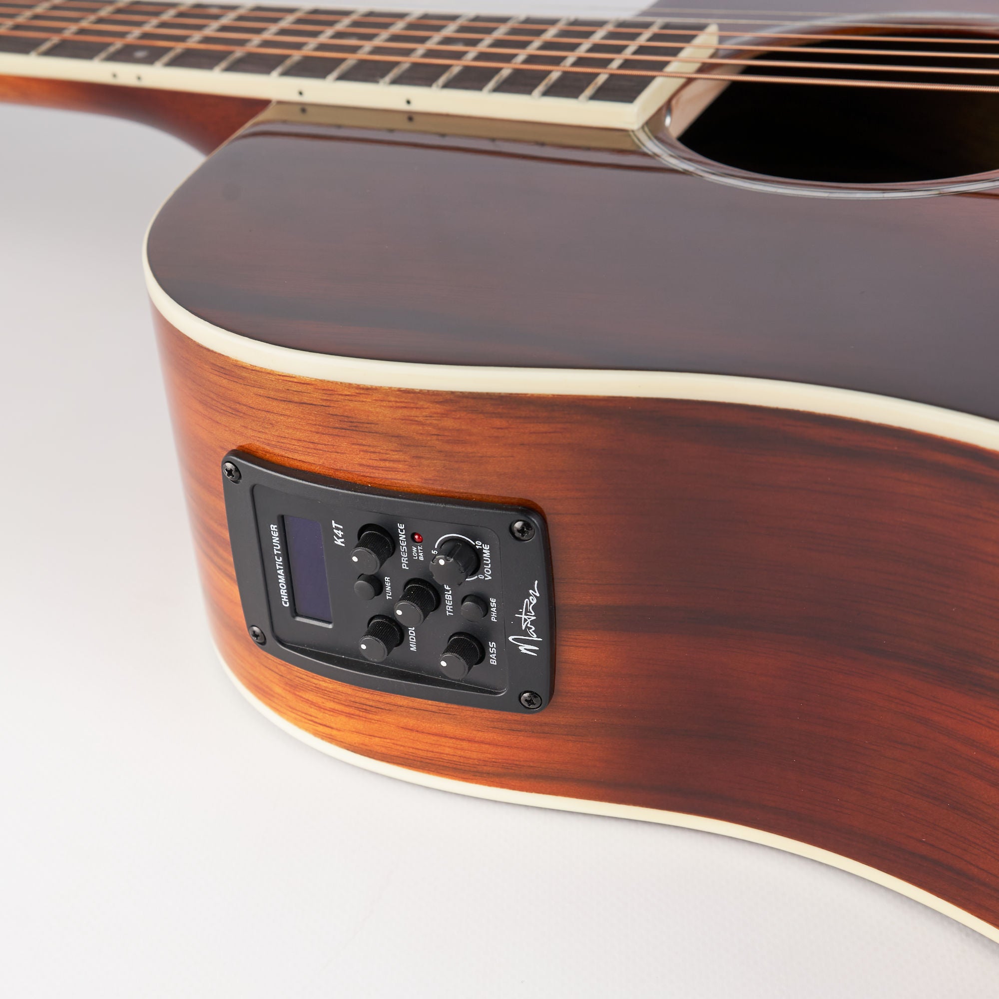 Martinez African Brownburst Guitar w/ Pickup MDC-31D-ABB