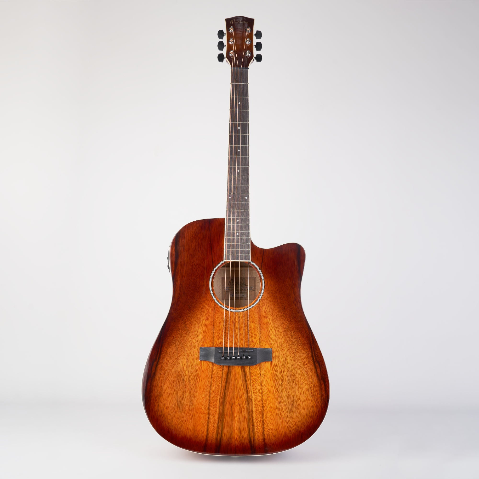 Martinez African Brownburst Guitar w/ Pickup MDC-31D-ABB