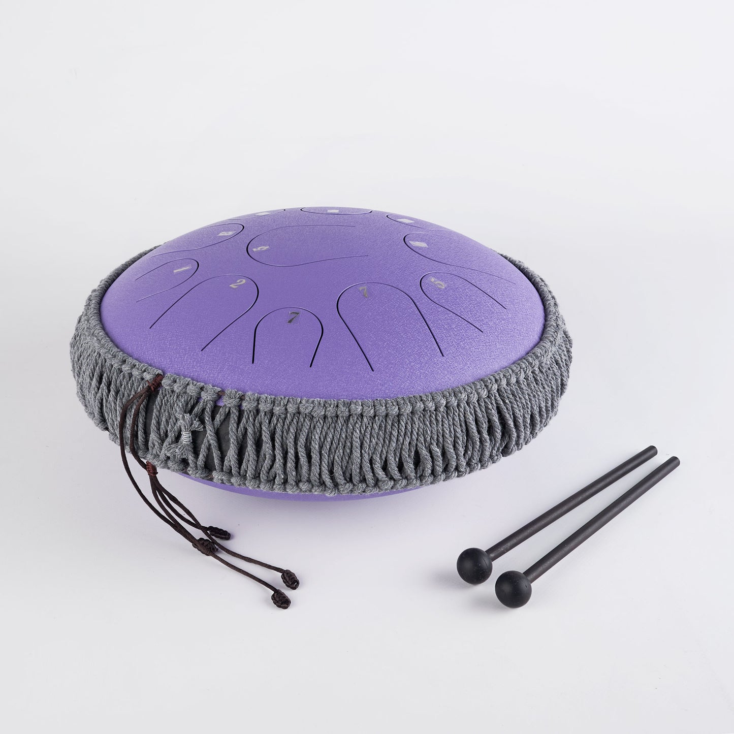 Kayu 13" Macrame Steel Tongue Drum