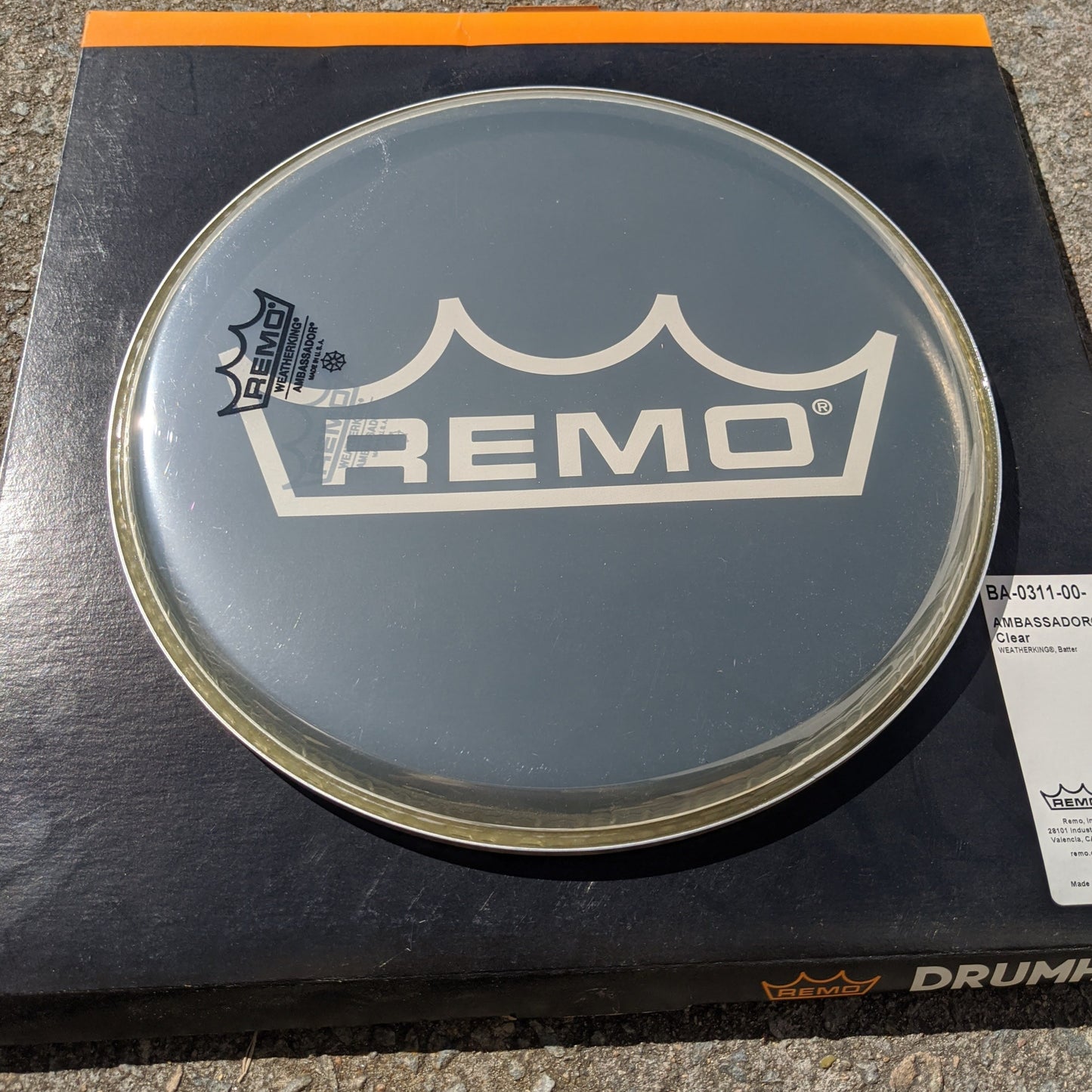 FINAL SALE - Remo WeatherKing Ambassador Clear 11”