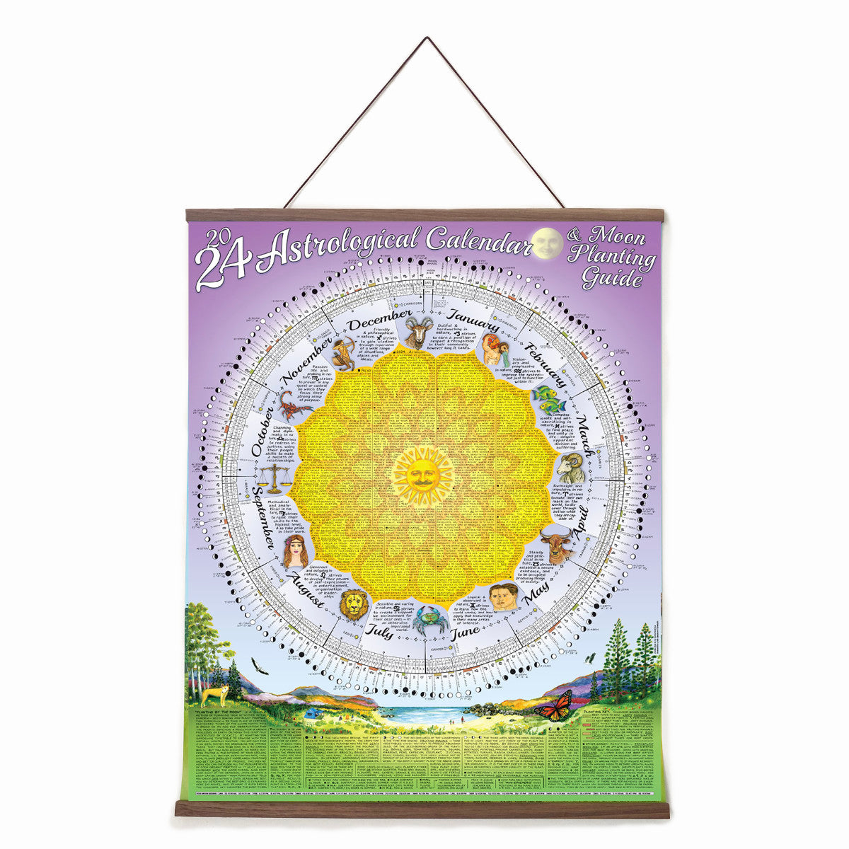 2024 Astrological Calendar and Moon Planting Guide Threeworlds Australia