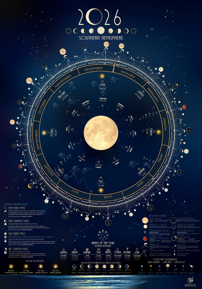 Cosmic Lunar Calendar 2026