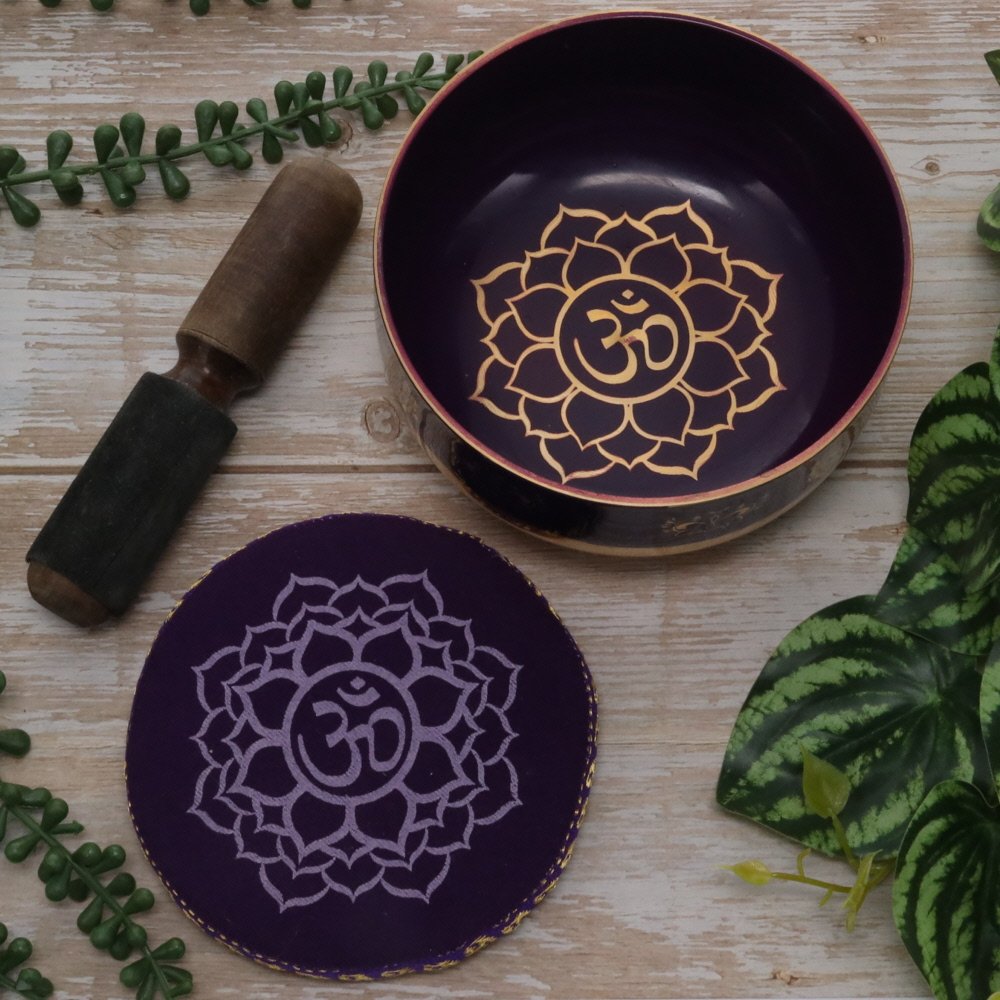 Purple Tibetan Singing Bowl 12.5cm