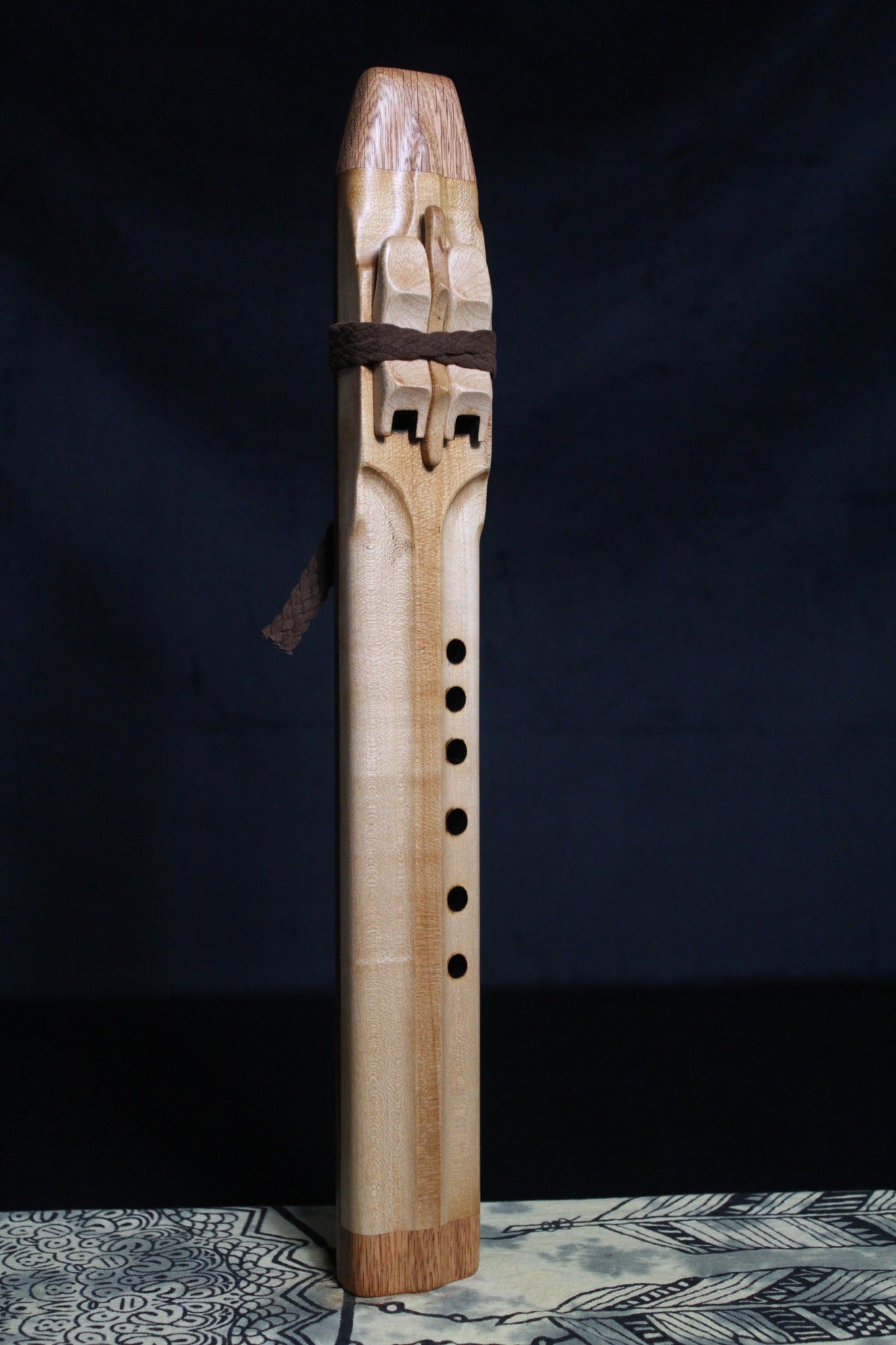 A Minor Rock Maple Drone Flute 432Hz